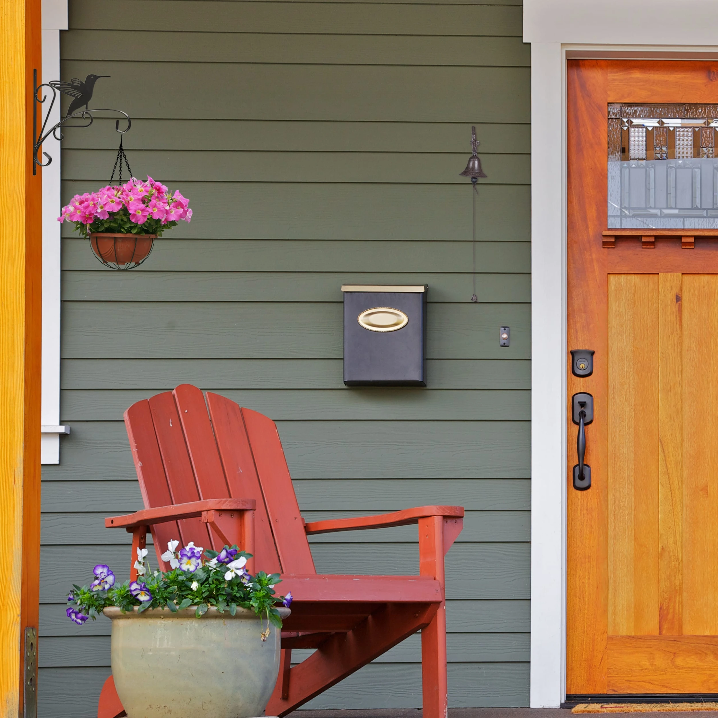 Relaxdays 3 X Türglocke Vögel In Braun – Bild 5