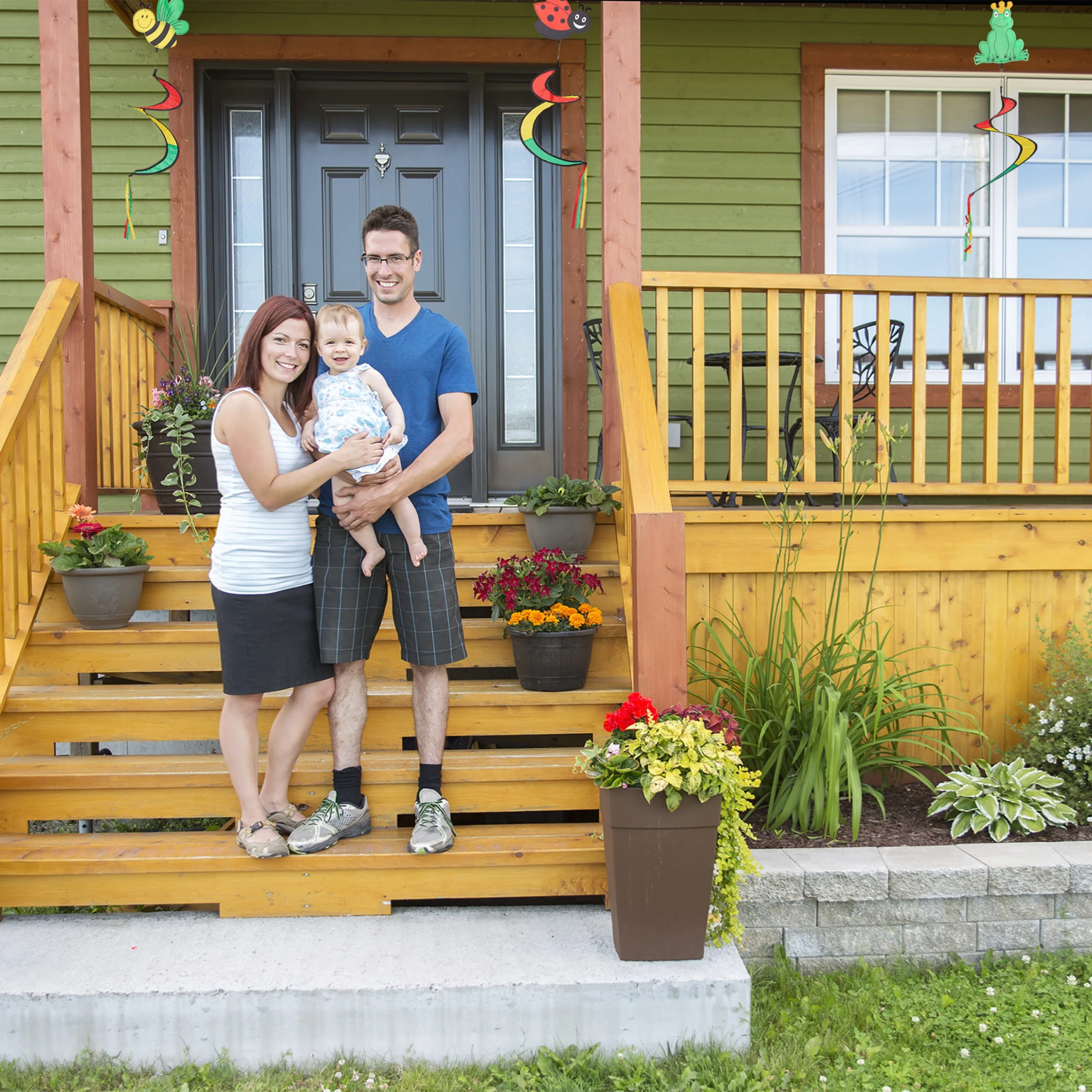 Relaxdays 3 X Windspiel In Bunt – Bild 3