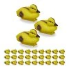 Relaxdays 30x Teichente In Gelb/ Schwarz