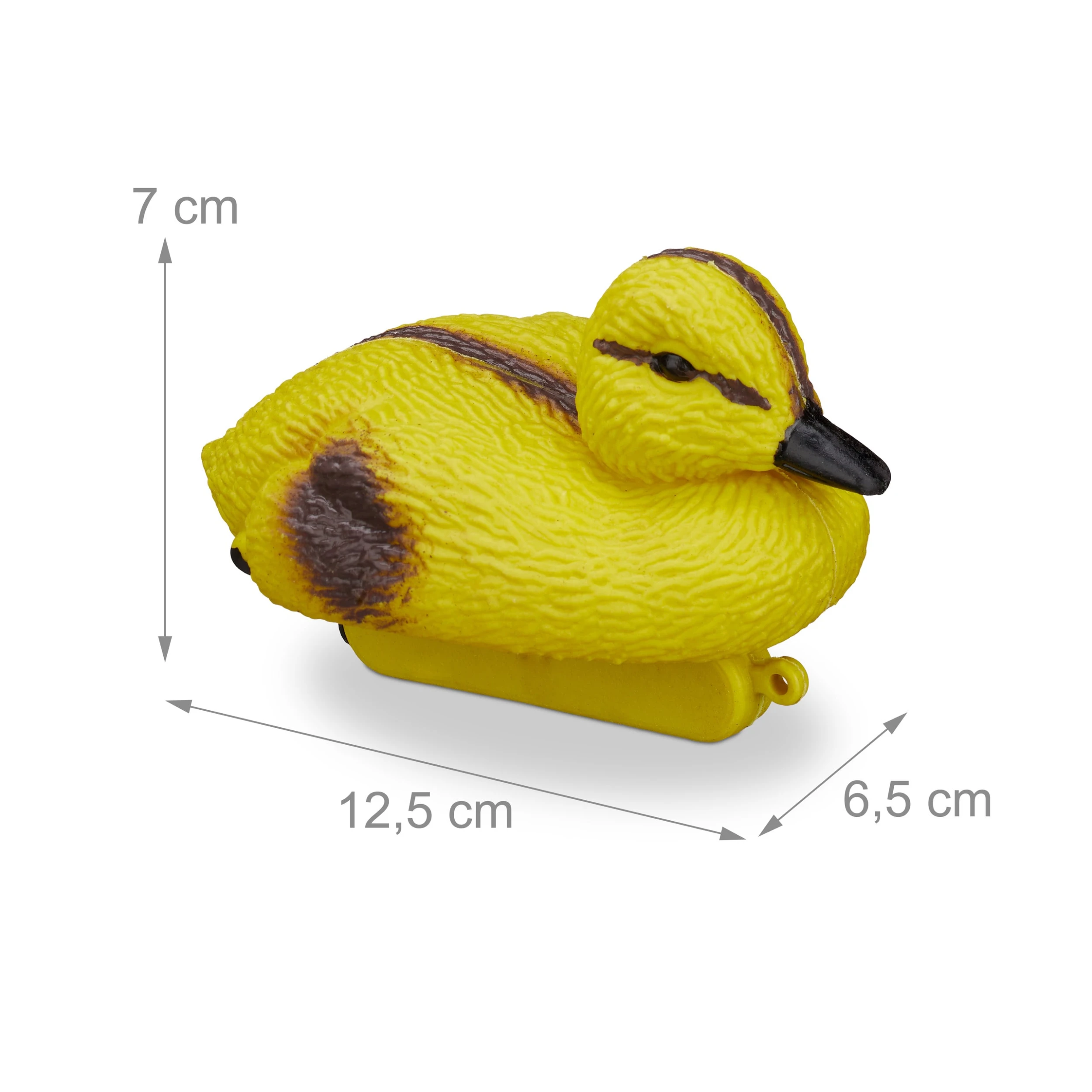 Relaxdays 30x Teichente In Gelb/ Schwarz – Bild 4