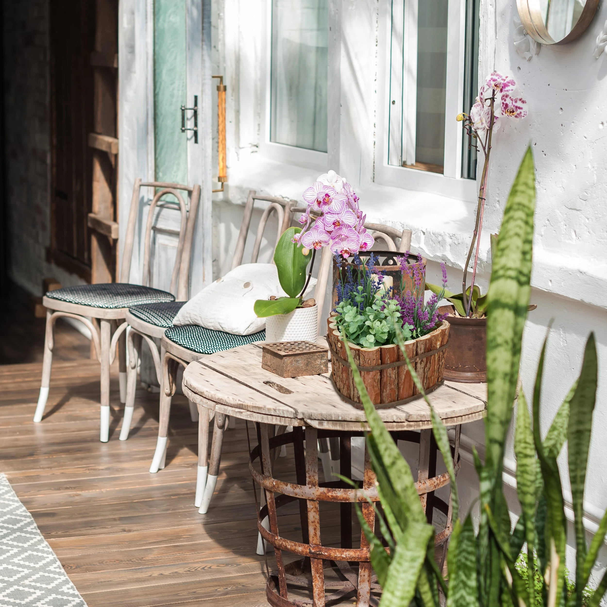 Relaxdays 3tlg. Blumenkasten Set In Natur – Bild 5