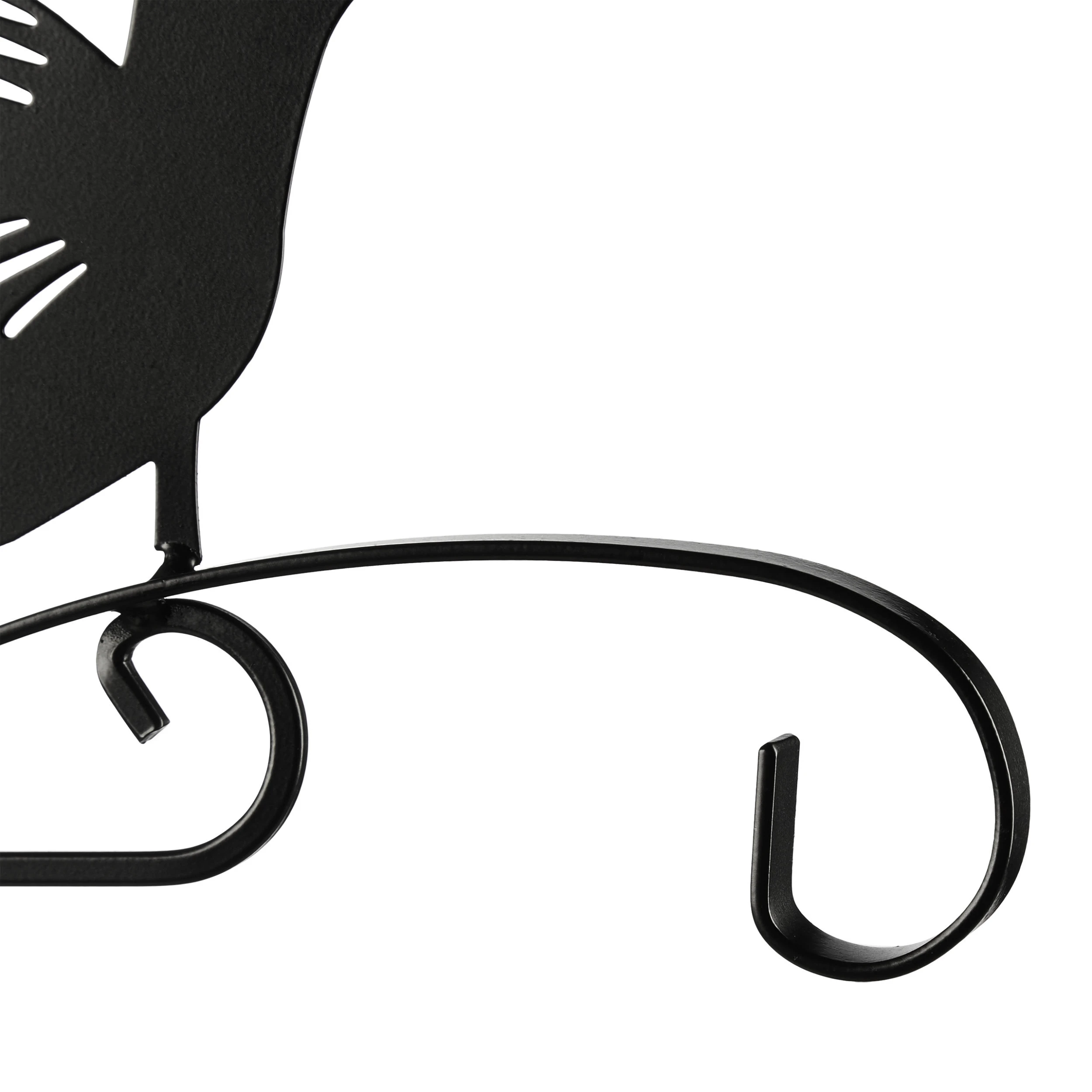 Relaxdays 3x Blumenhaken "Vogel" In Schwarz – Bild 4