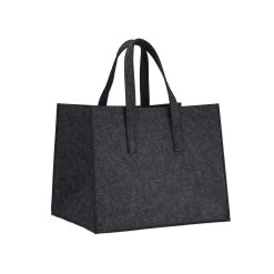 Relaxdays 3x Kaminholzkorb In Anthrazit - (B)43 X (H)35 X (T)37 Cm