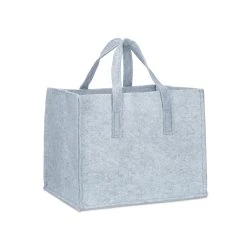 Relaxdays 3x Kaminholzkorb In Grau - (B)43 X (H)35 X (T)37 Cm