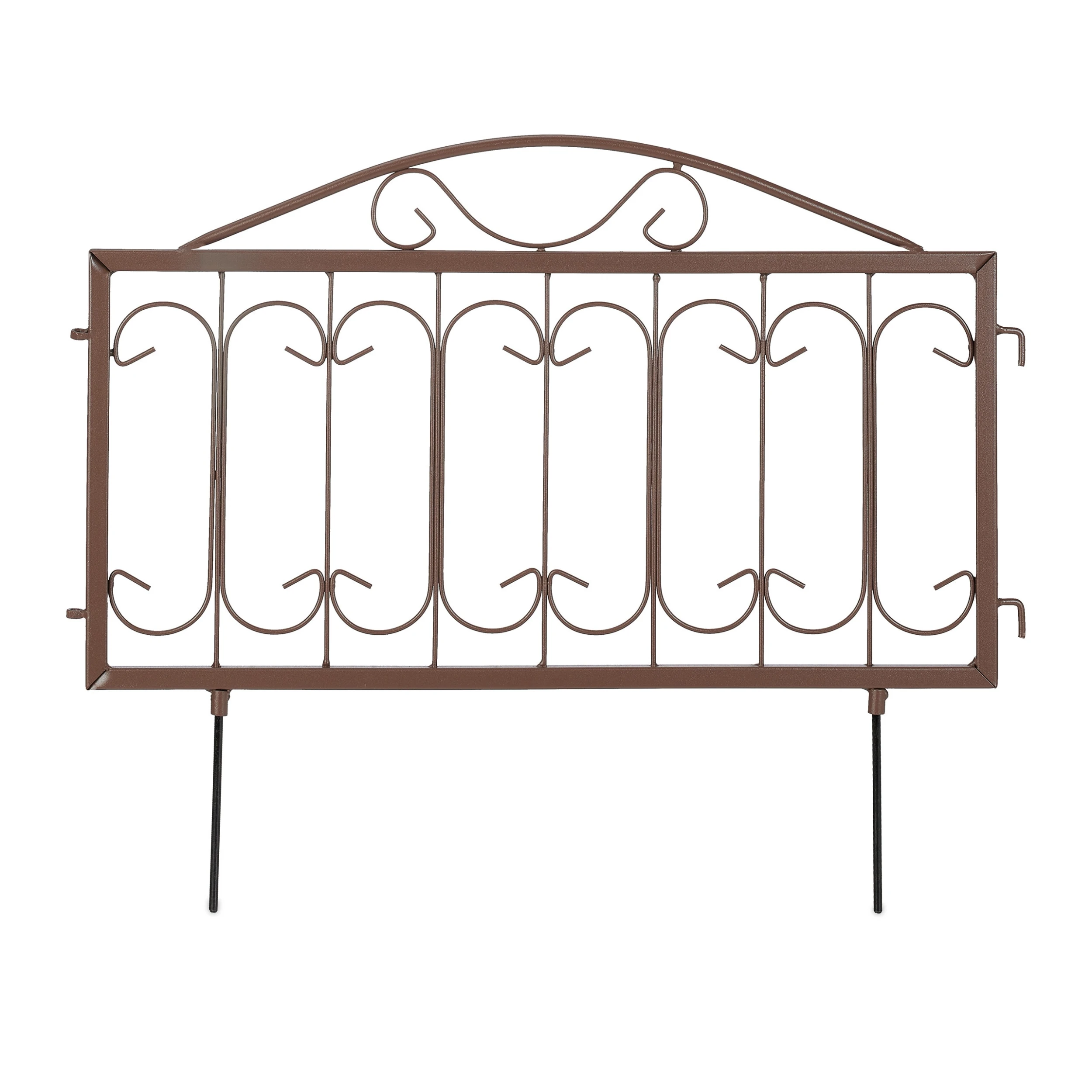 Relaxdays 4-tlg. Beetzaun In Braun