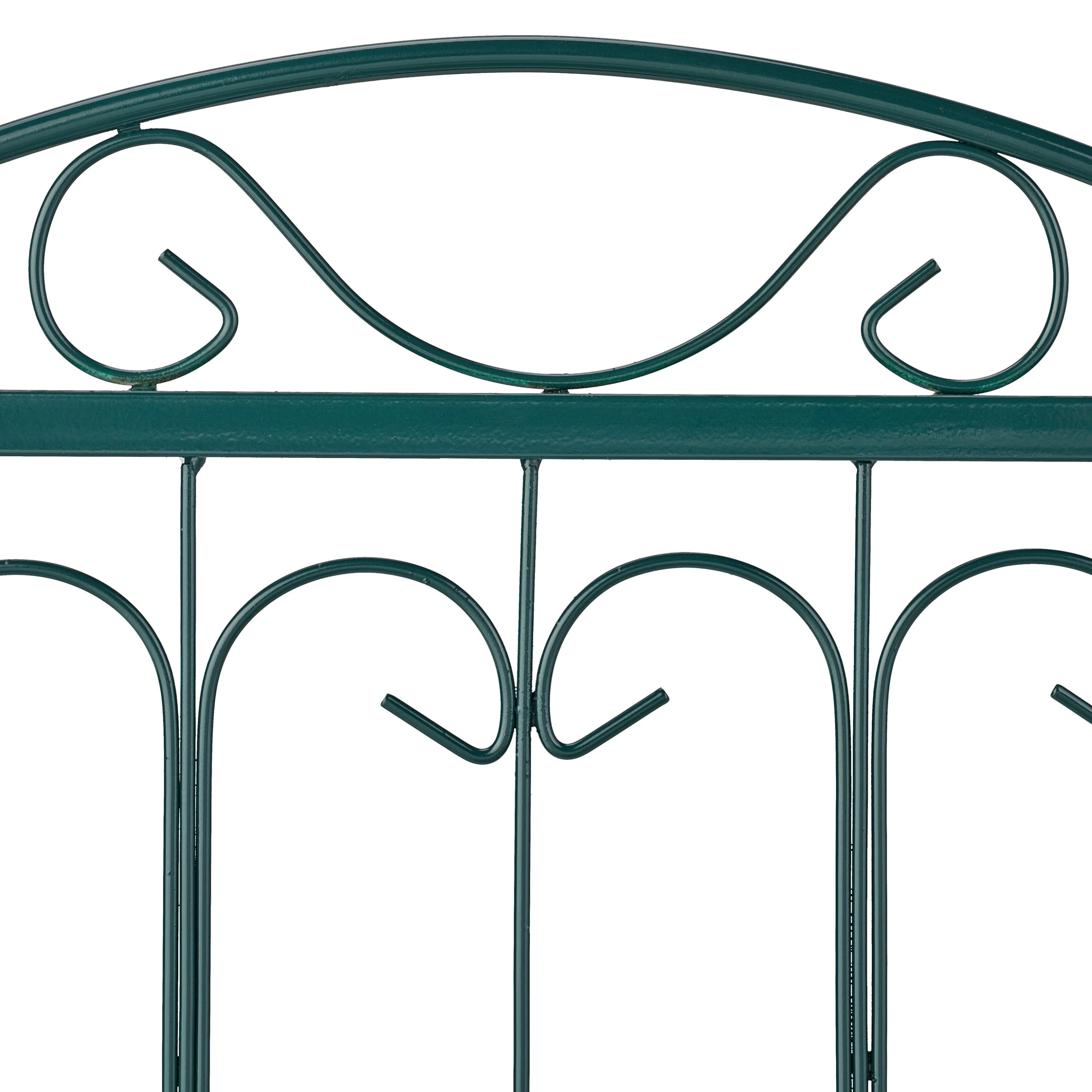 Relaxdays 4-tlg. Beetzaun In Dunkelgrün – Bild 7