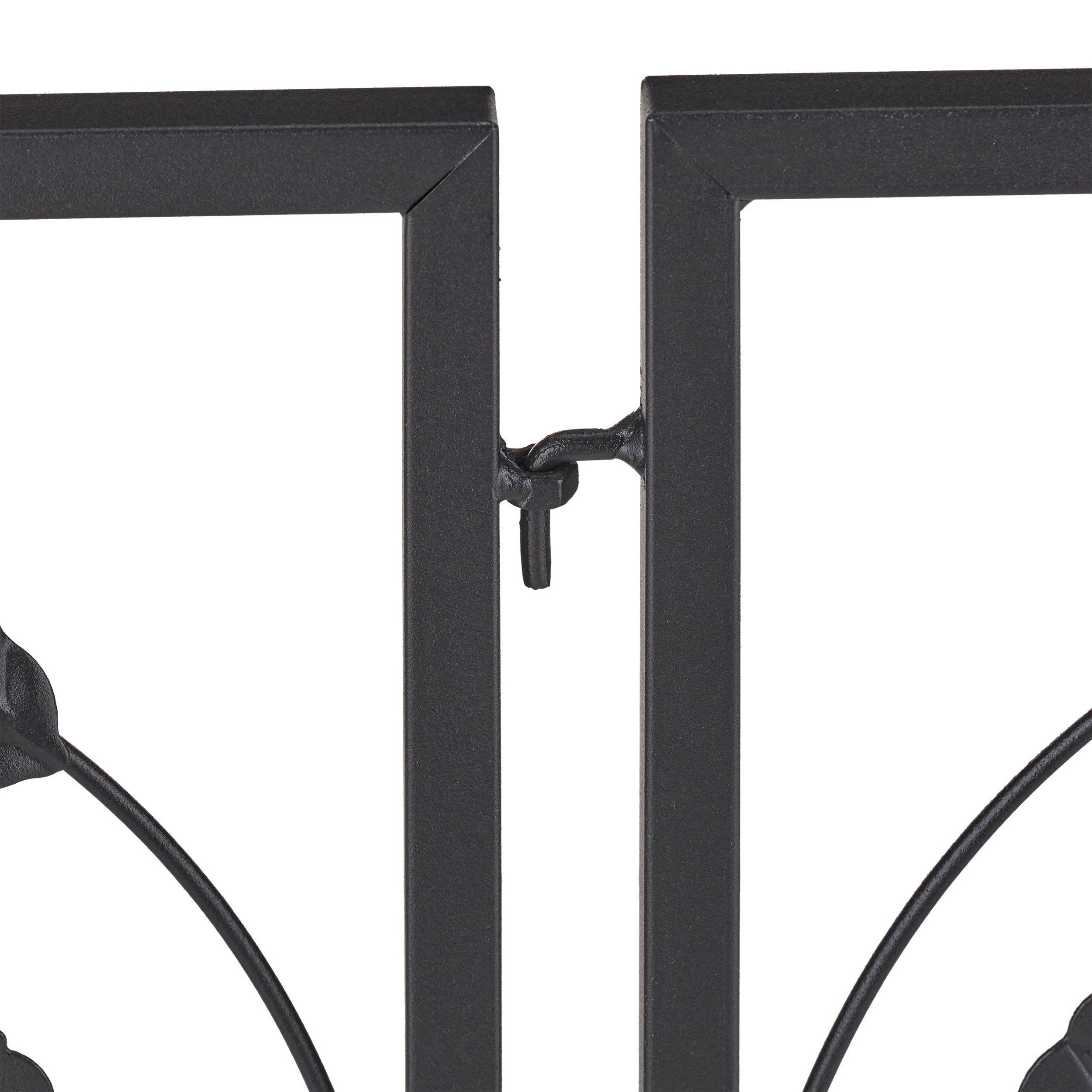 Relaxdays 4-tlg. Beetzaun In Schwarz – Bild 6