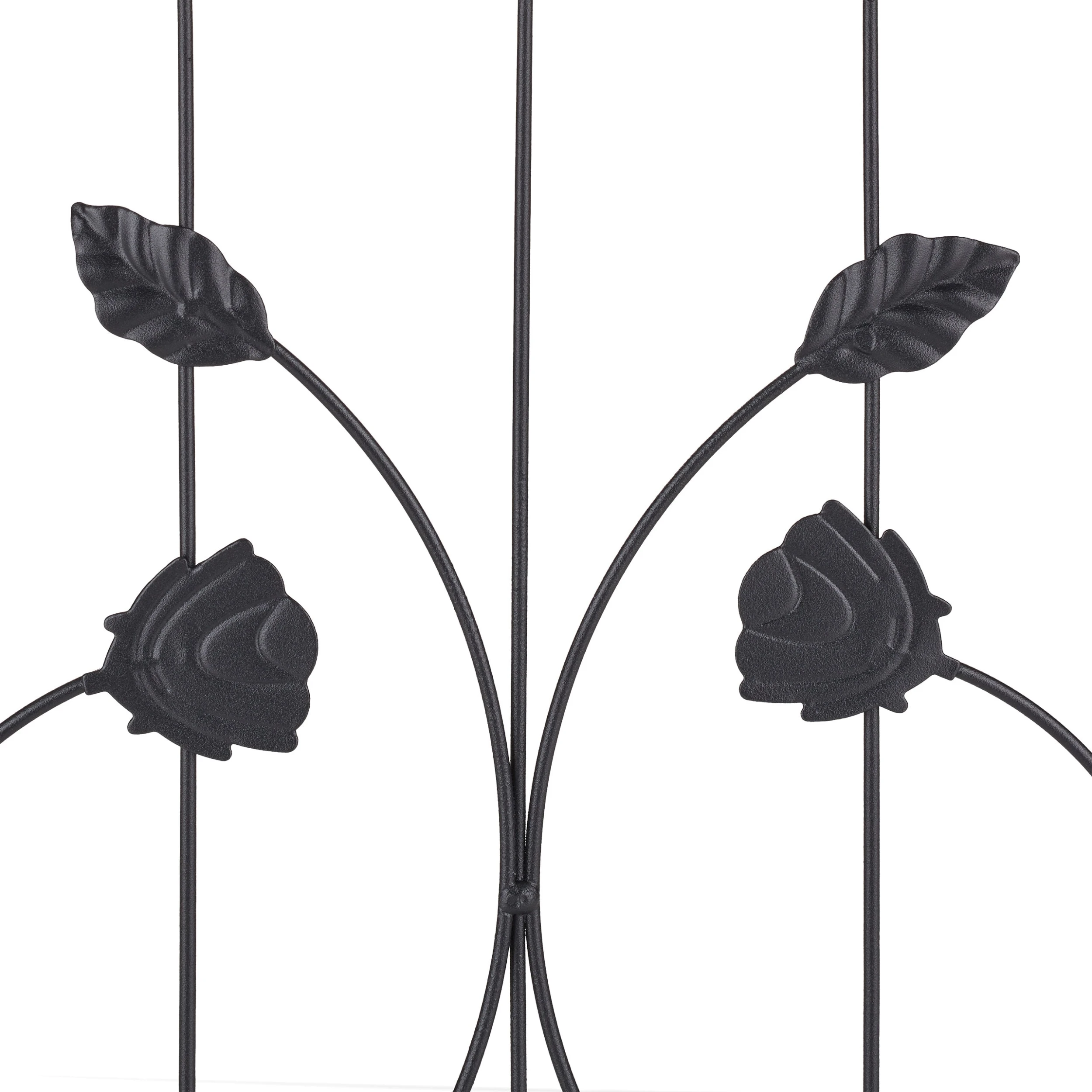 Relaxdays 4-tlg. Beetzaun In Schwarz – Bild 7