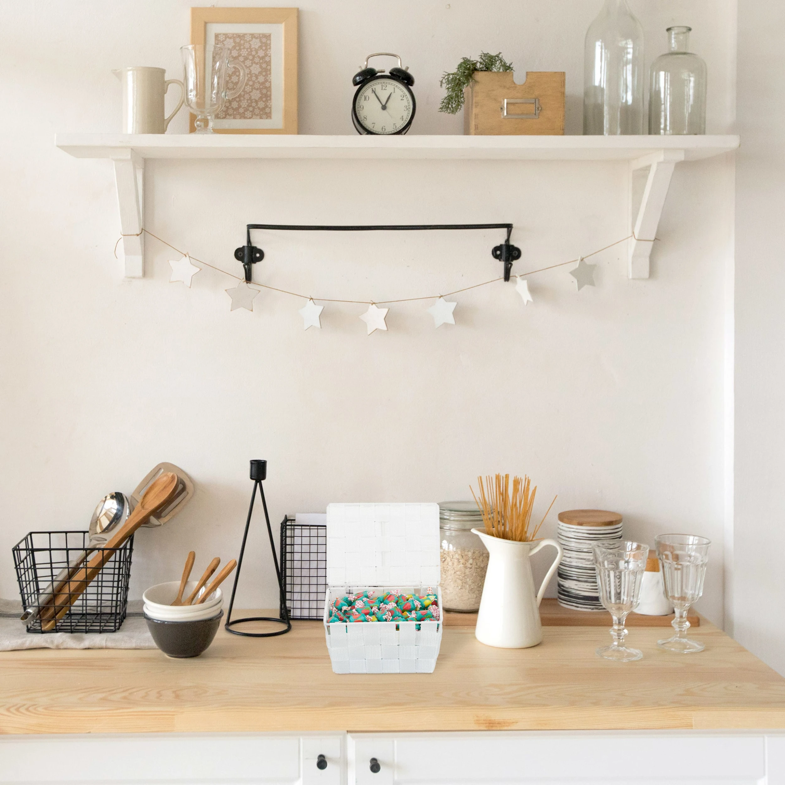 Relaxdays 4 X Aufbewahrungskorb In Bordeaux - (B)19,5x (H)10,5 X (T)14,5 Cm – Bild 5