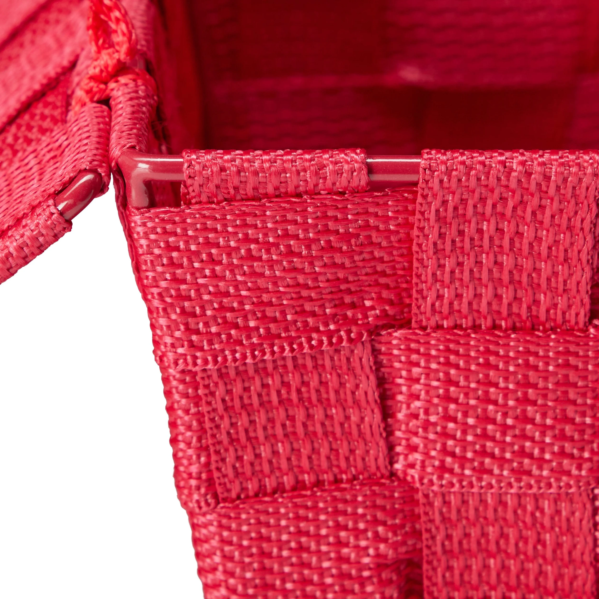 Relaxdays 4 X Aufbewahrungskorb In Bordeaux - (B)19,5x (H)10,5 X (T)14,5 Cm – Bild 7