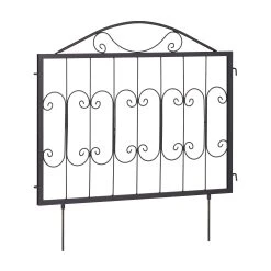 Relaxdays 4 X Beetzaun In Schwarz