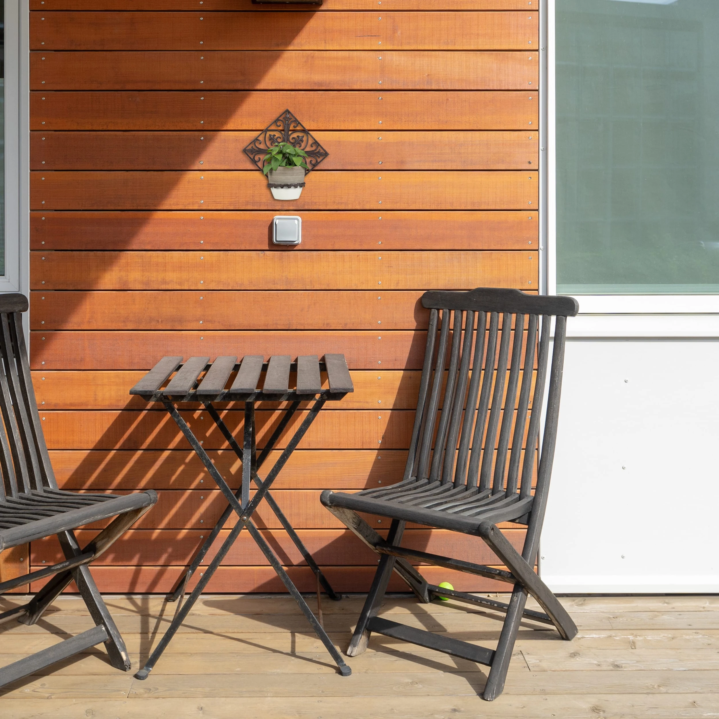 Relaxdays 4 X Blumenhalter In Dunkelbraun - Ø 13 Cm – Bild 2