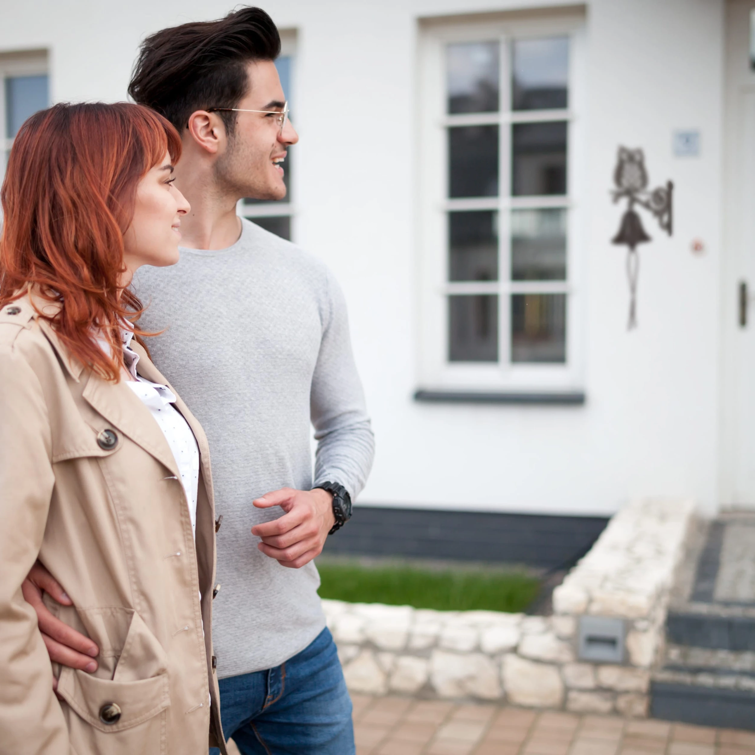 Relaxdays 4 X Türglocke "Eule" In Dunkelbraun – Bild 3