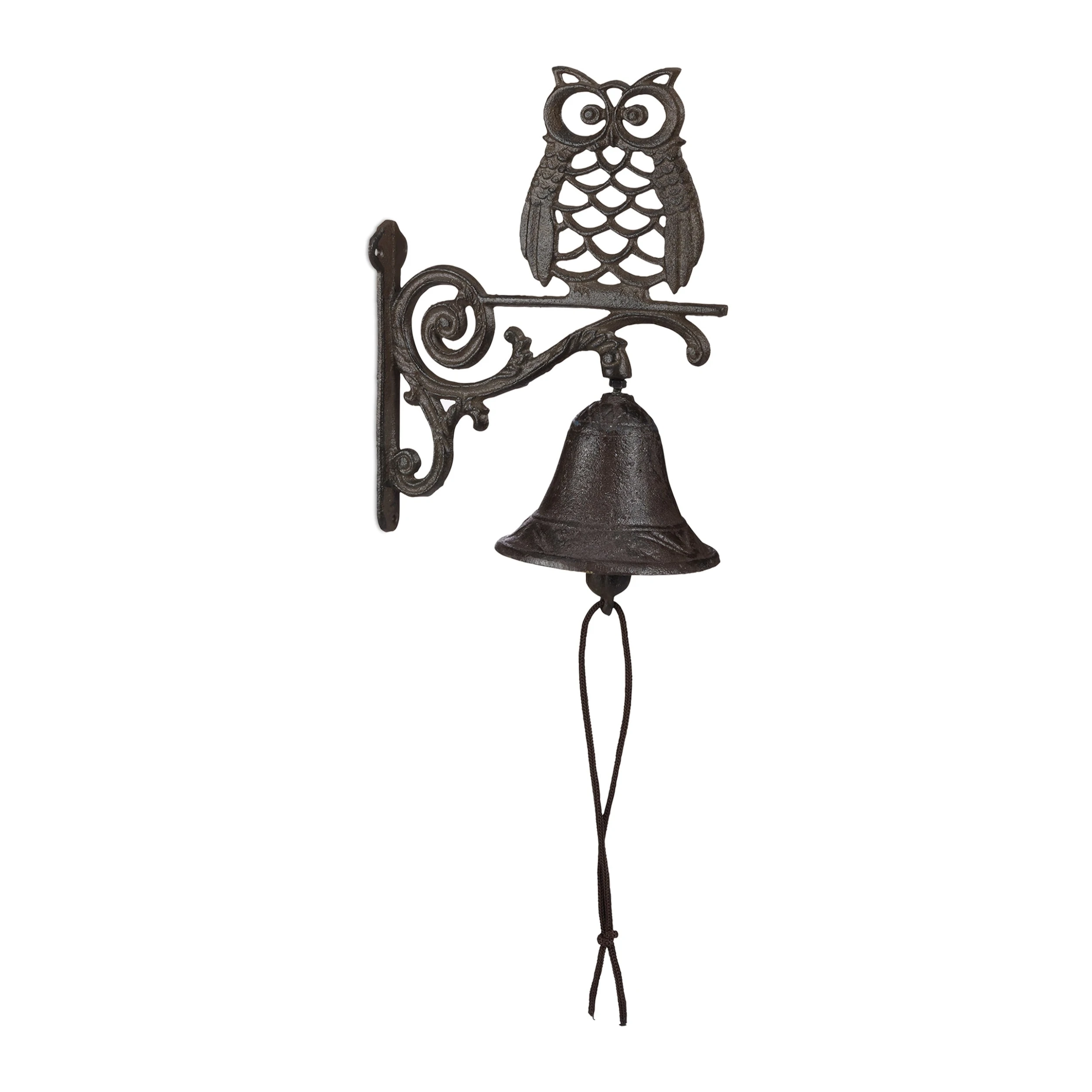 Relaxdays 4 X Türglocke "Eule" In Dunkelbraun