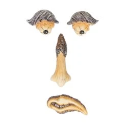 Relaxdays 4tlg. Baumgesicht In Mehrfarbig