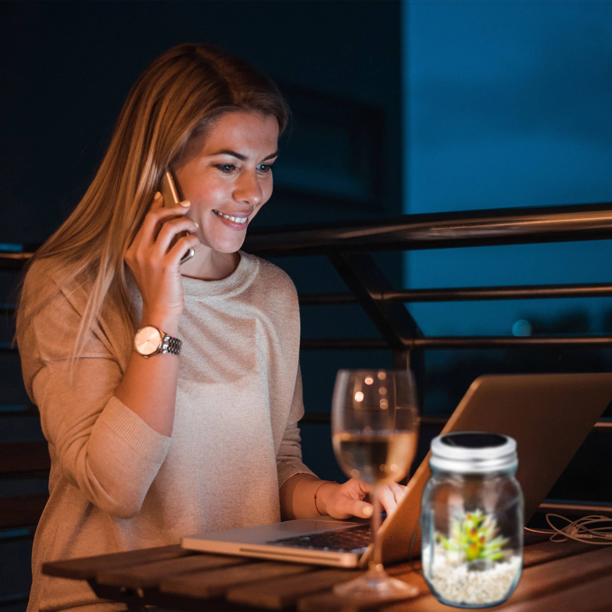 Relaxdays 4x Solarlampe In Transparent – Bild 5