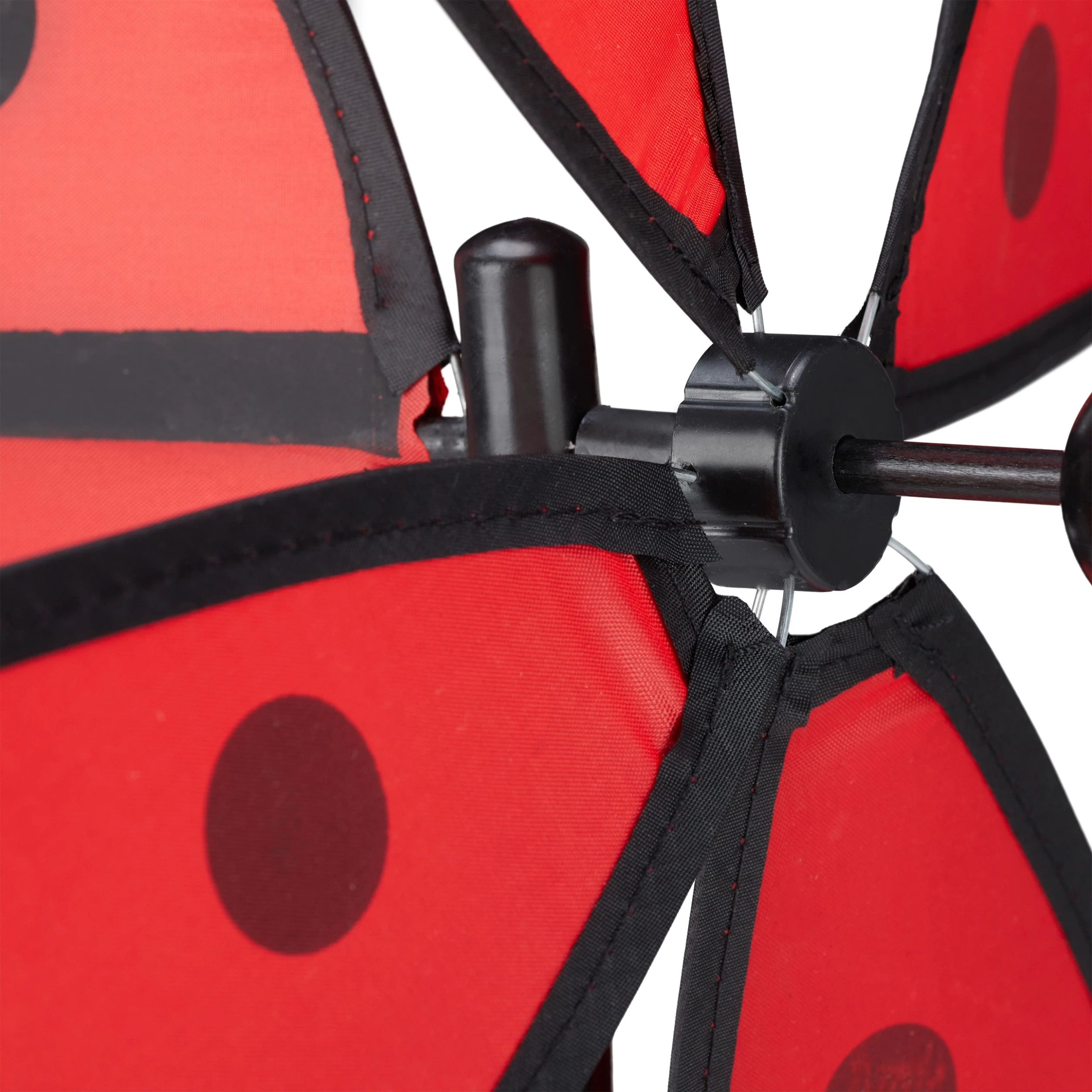 Relaxdays 4x Windrad In Rot/Schwarz - (B)36,5 X (H)76,5 X (T)51,5 Cm – Bild 7