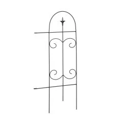 Relaxdays 6-tlg. Beetzaun In Schwarz