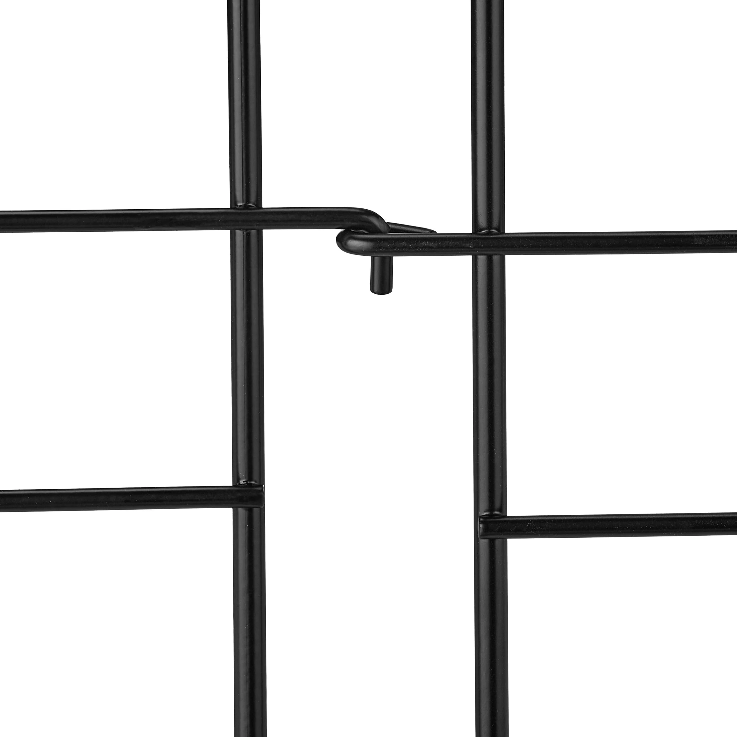 Relaxdays 6 X Beetzaun "Blätter" In Schwarz – Bild 6