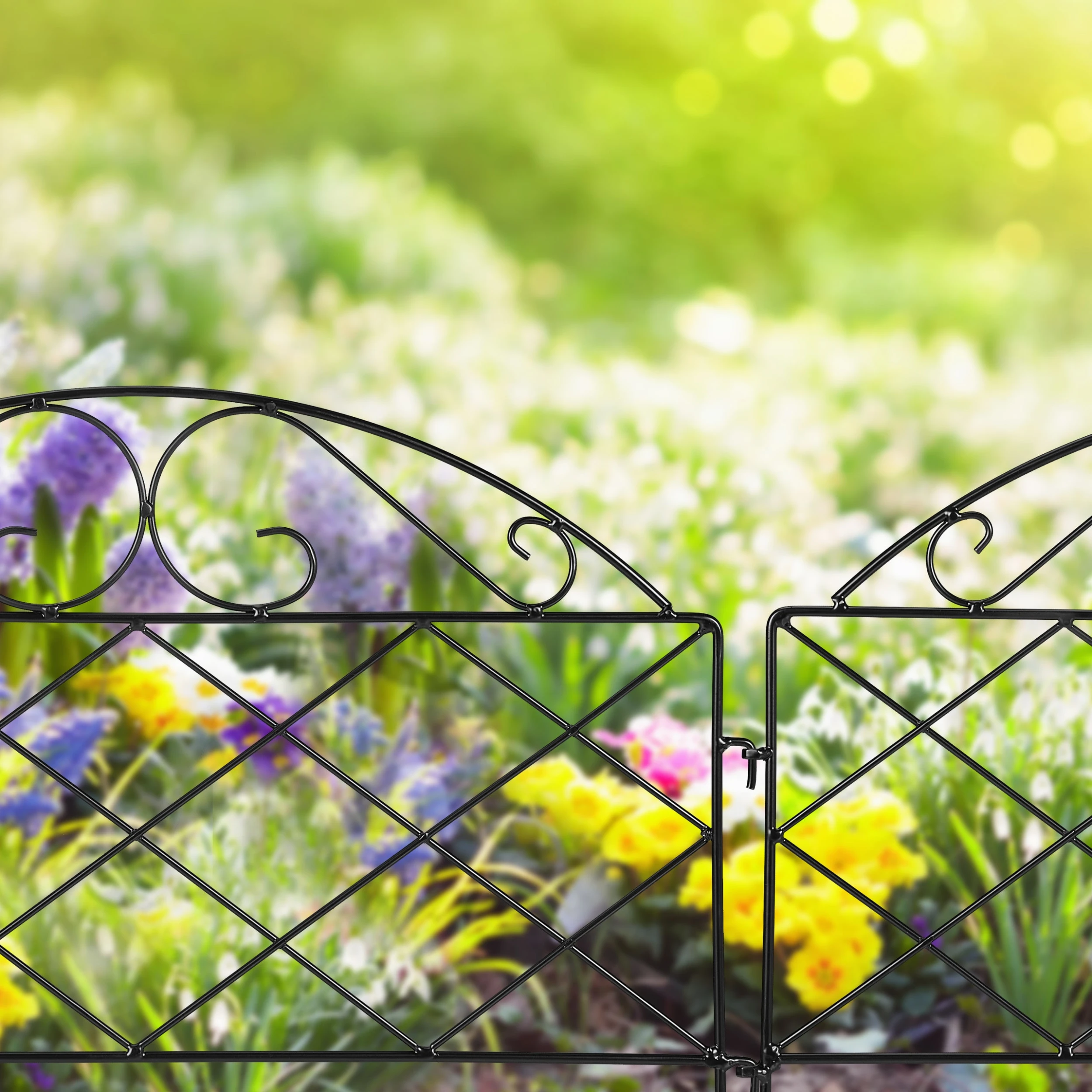 Relaxdays 6 X Beetzaun In Schwarz – Bild 5