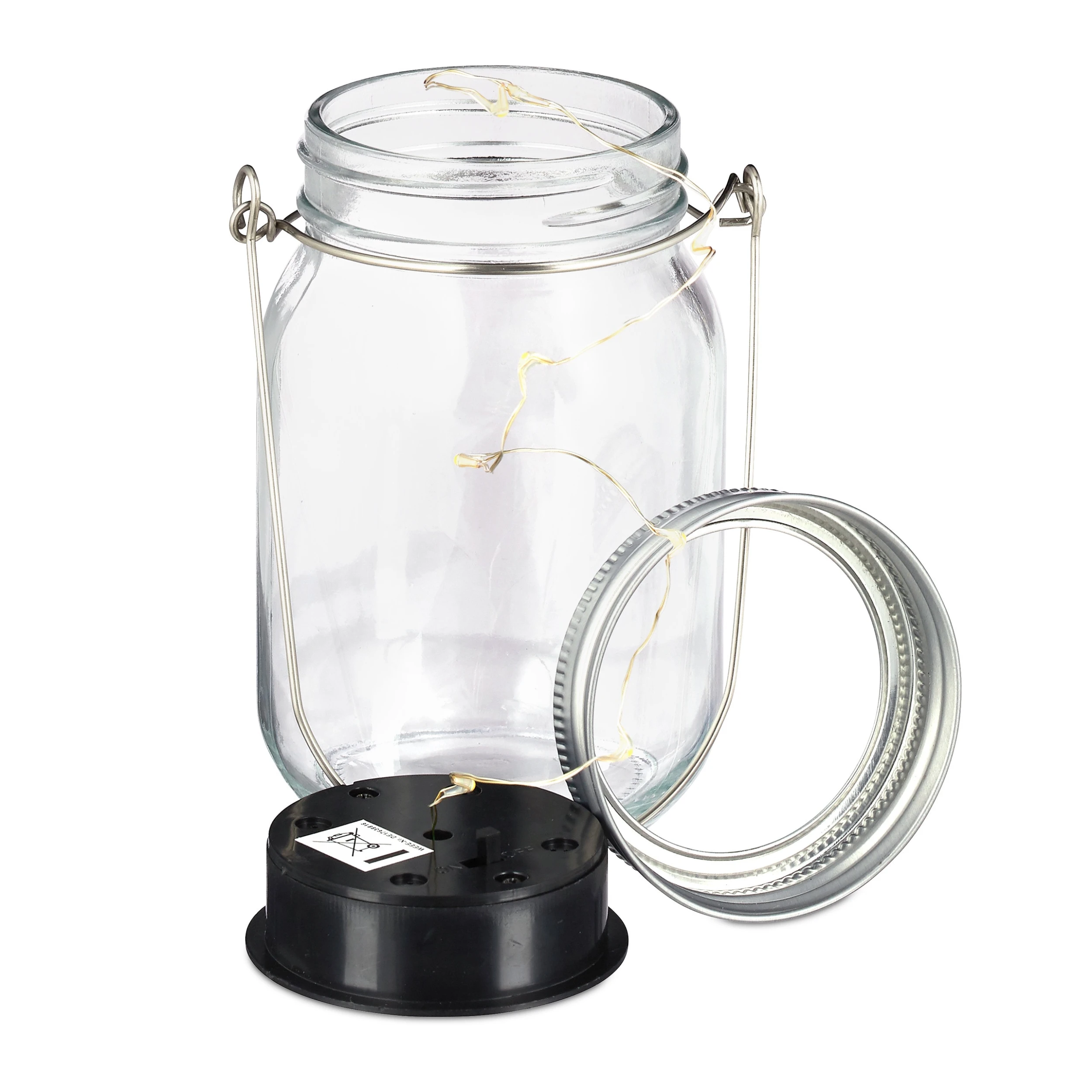 Relaxdays 8x Solarglas In Transparent – Bild 6