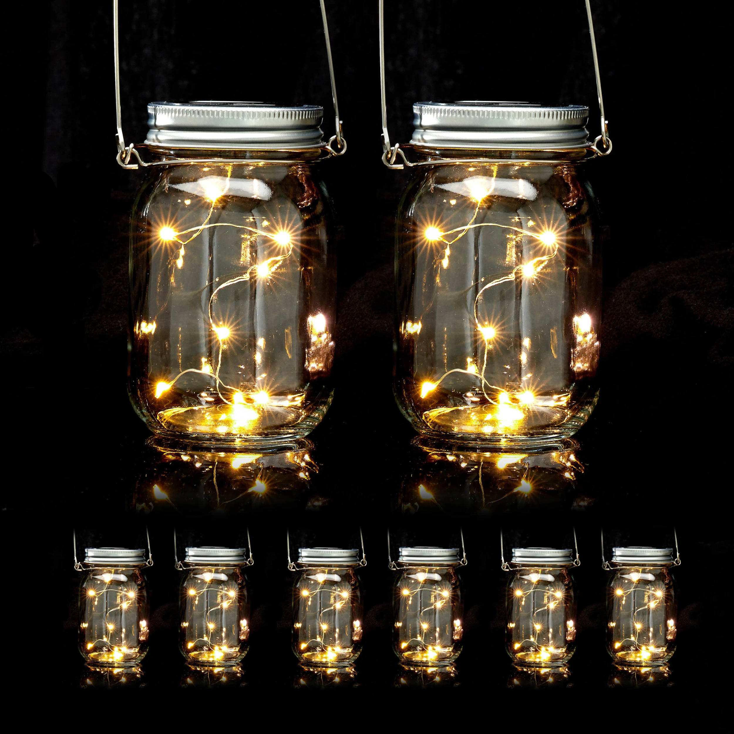 Relaxdays 8x Solarglas In Transparent – Bild 8