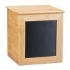 Relaxdays Aufbewahrungsbox In Natur - (B)15,5 X (H)17 X (T)15,5 Cm