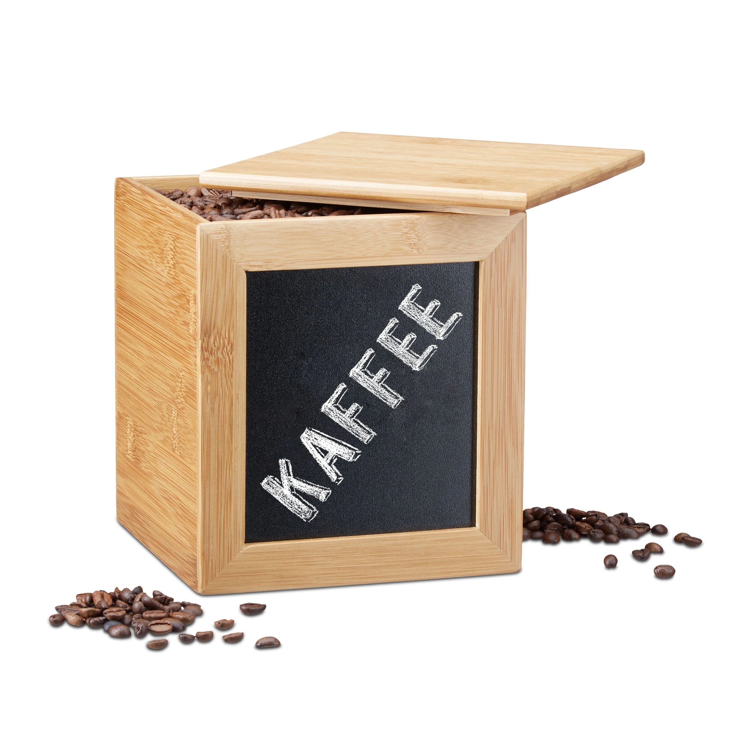 Relaxdays Aufbewahrungsbox In Natur - (B)15,5 X (H)17 X (T)15,5 Cm – Bild 7