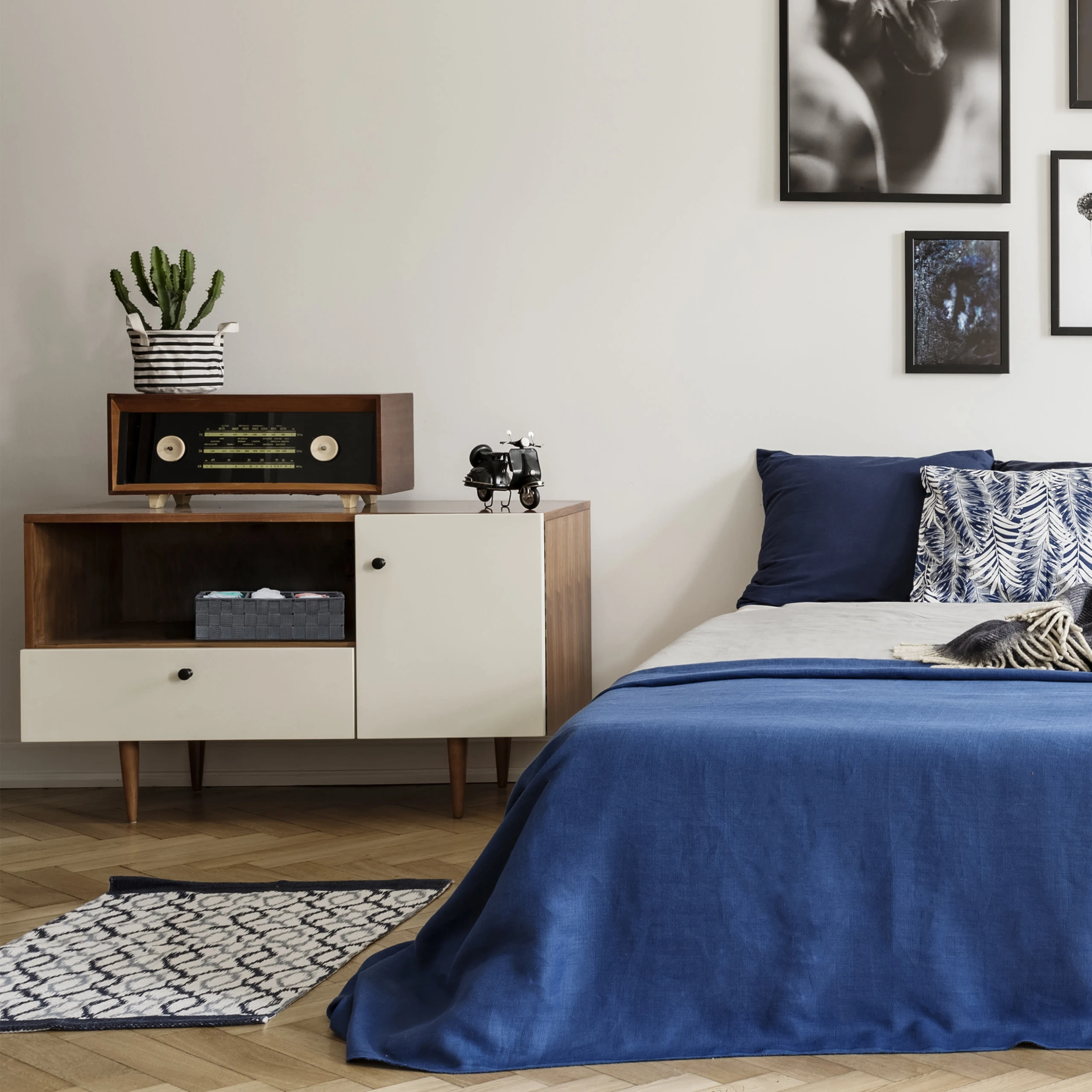 Relaxdays Aufbewahrungskorb In Grau - (B)32x (H)10 X (T)21 Cm – Bild 5