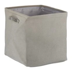 Relaxdays Aufbewahrungskorb In Grau - (B)33 X (H)33 X (T)33 Cm