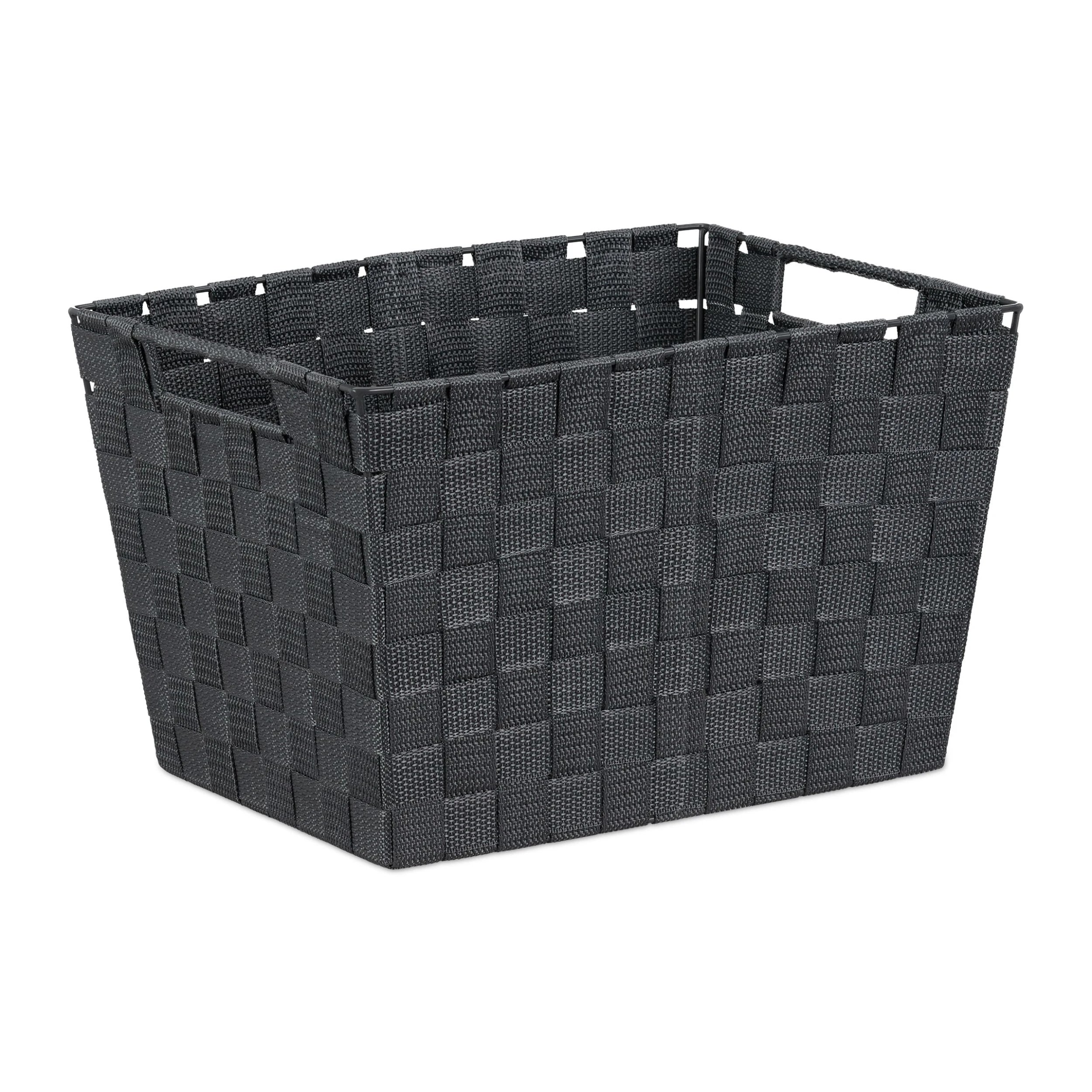 Relaxdays Aufbewahrungskorb In Grau - (B)35x (H)22 X (T)25,5 Cm