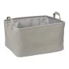 Relaxdays Aufbewahrungskorb In Grau - (B)48 X (H)30 X (T)38 Cm