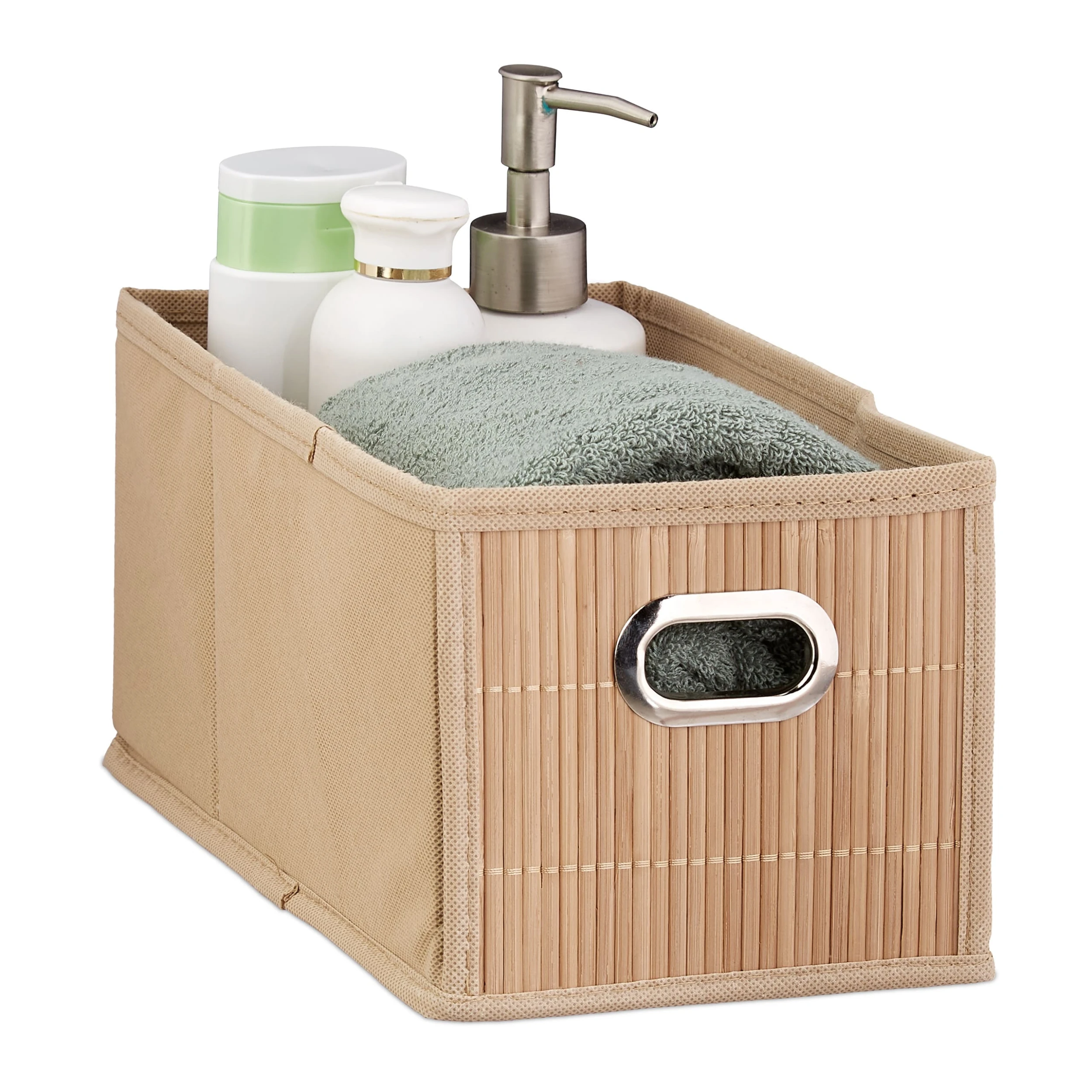 Relaxdays Aufbewahrungskorb In Natur - (B)15 X (H)14 X (T)31 Cm – Bild 8