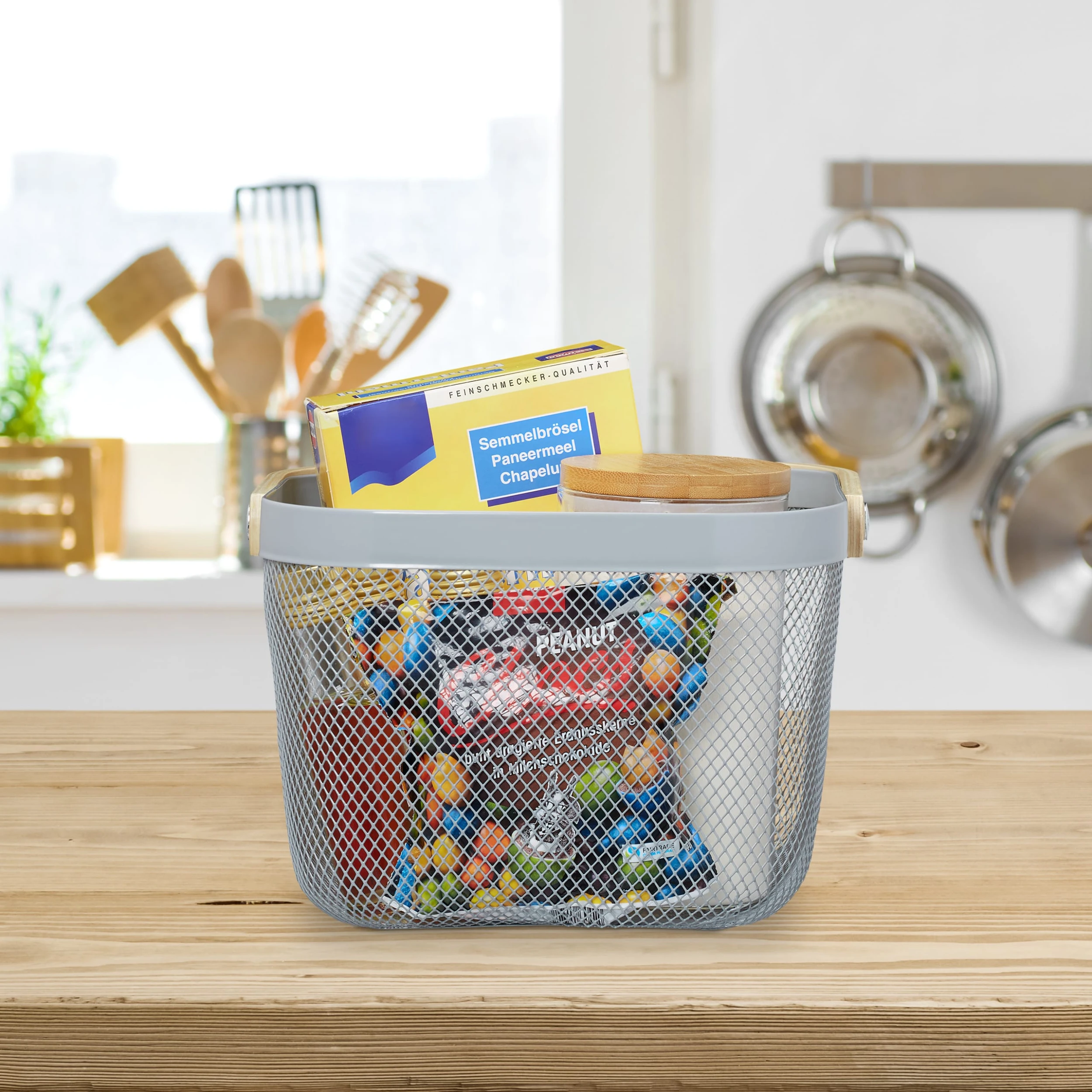 Relaxdays Aufbewahrungskorb In Weiß - (B)26 X (H)17,5 X (T)24,5 Cm – Bild 3