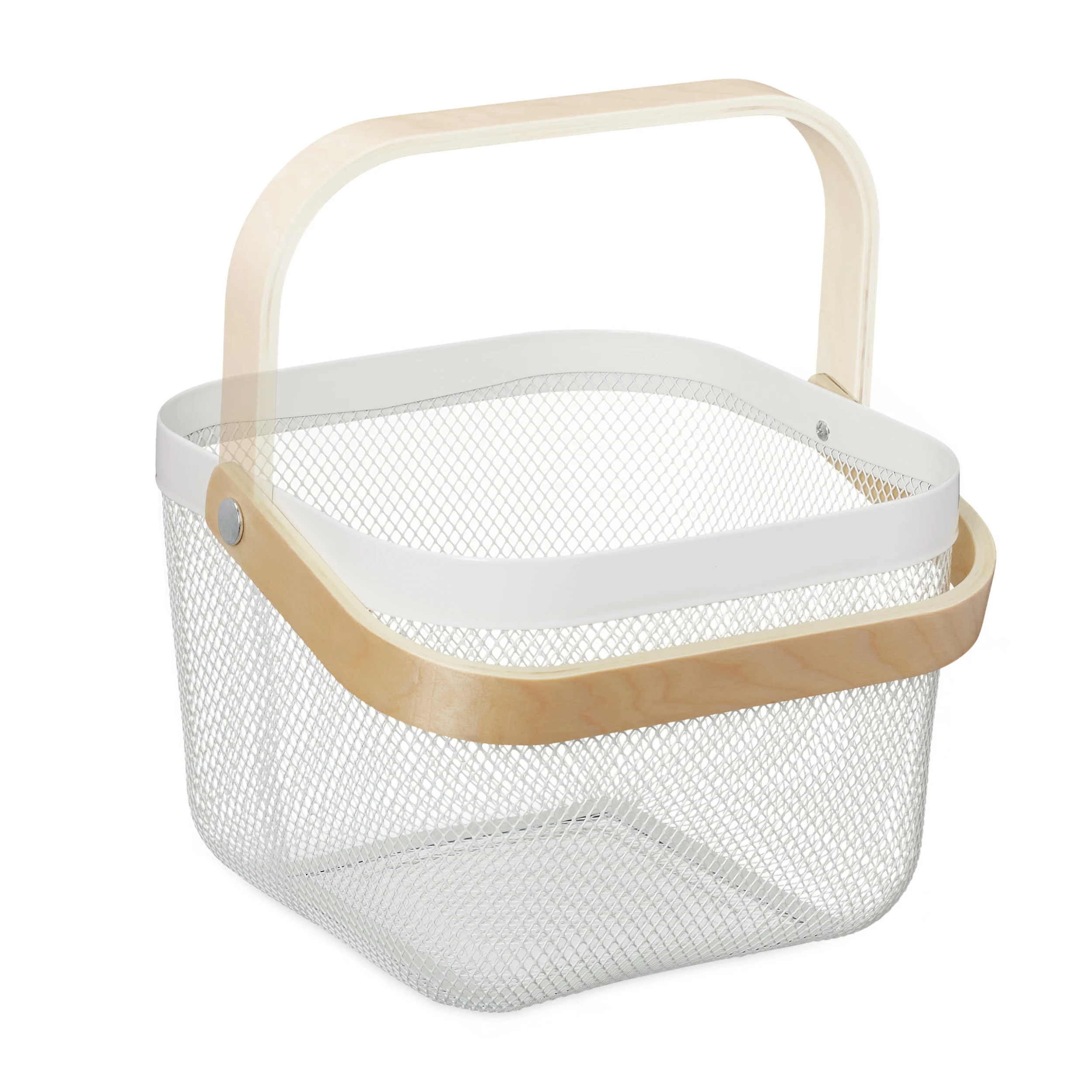 Relaxdays Aufbewahrungskorb In Weiß - (B)26 X (H)17,5 X (T)24,5 Cm – Bild 5