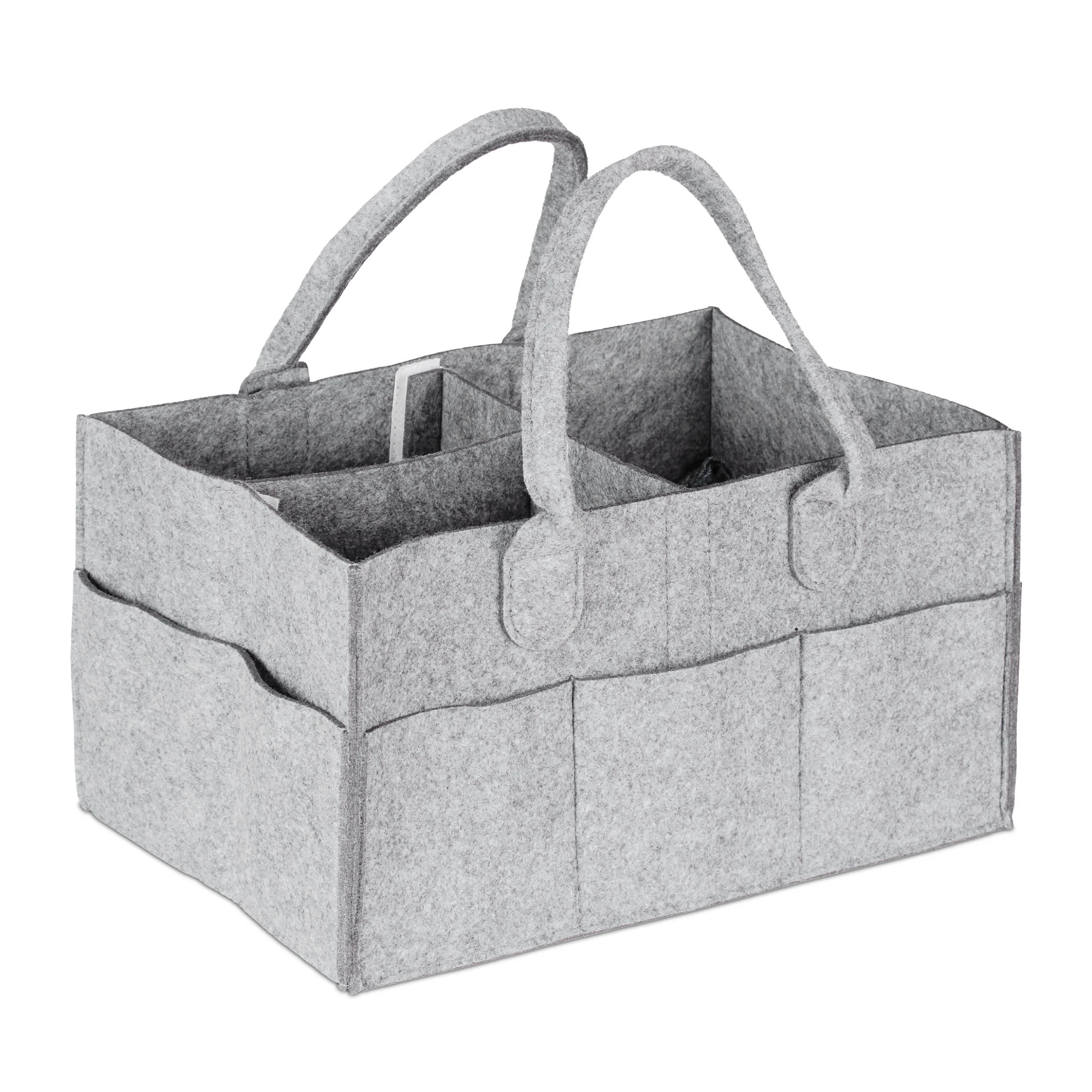 Relaxdays Baby-Windel-Caddy In Hellgrau