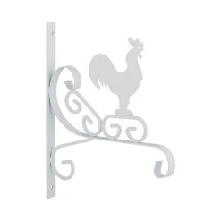 Relaxdays Blumenampel Halterung In Weiß