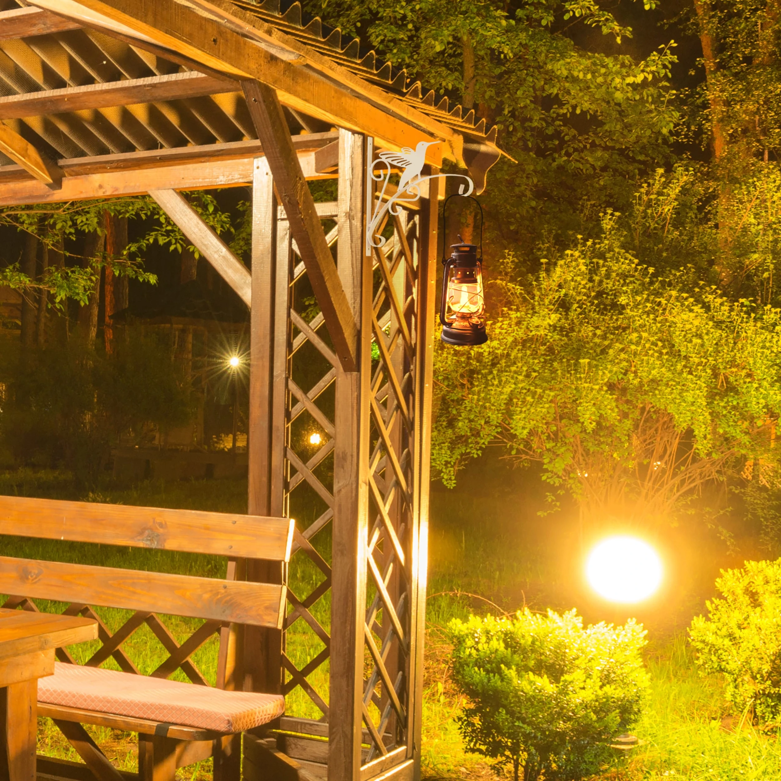 Relaxdays Blumenampelhalterung "Vogel" In Weiß – Bild 5