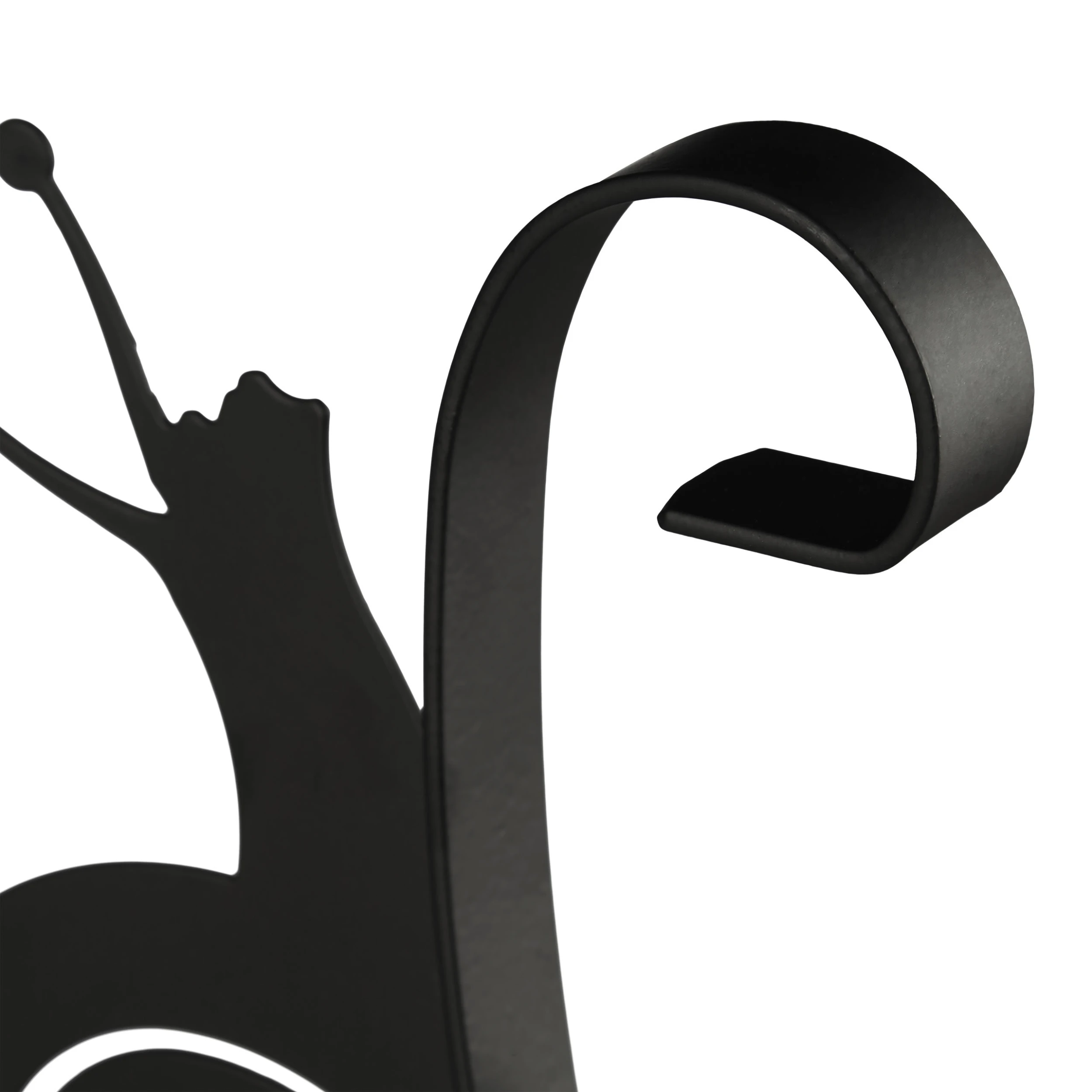 Relaxdays Blumenhaken "Schnecke" In Schwarz – Bild 6