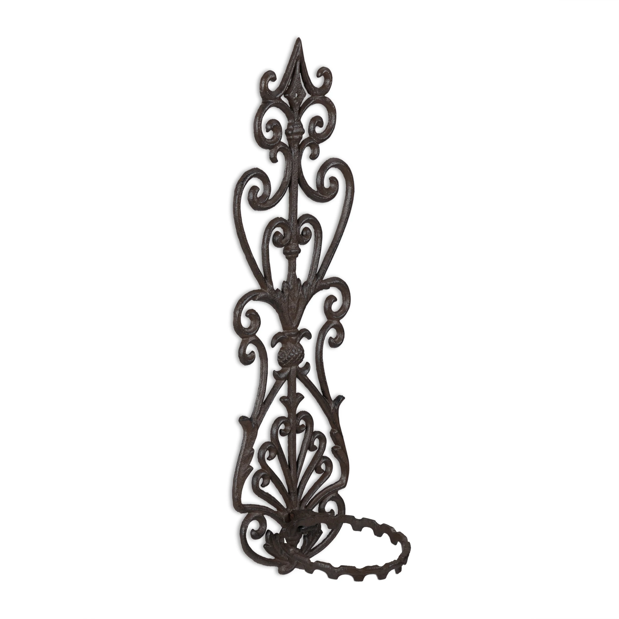 Relaxdays Blumenhalter In Braun - Ø 14,5 Cm