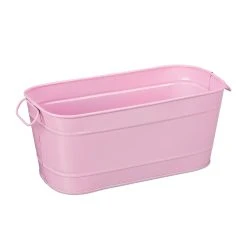 Relaxdays Blumenkasten In Rosa