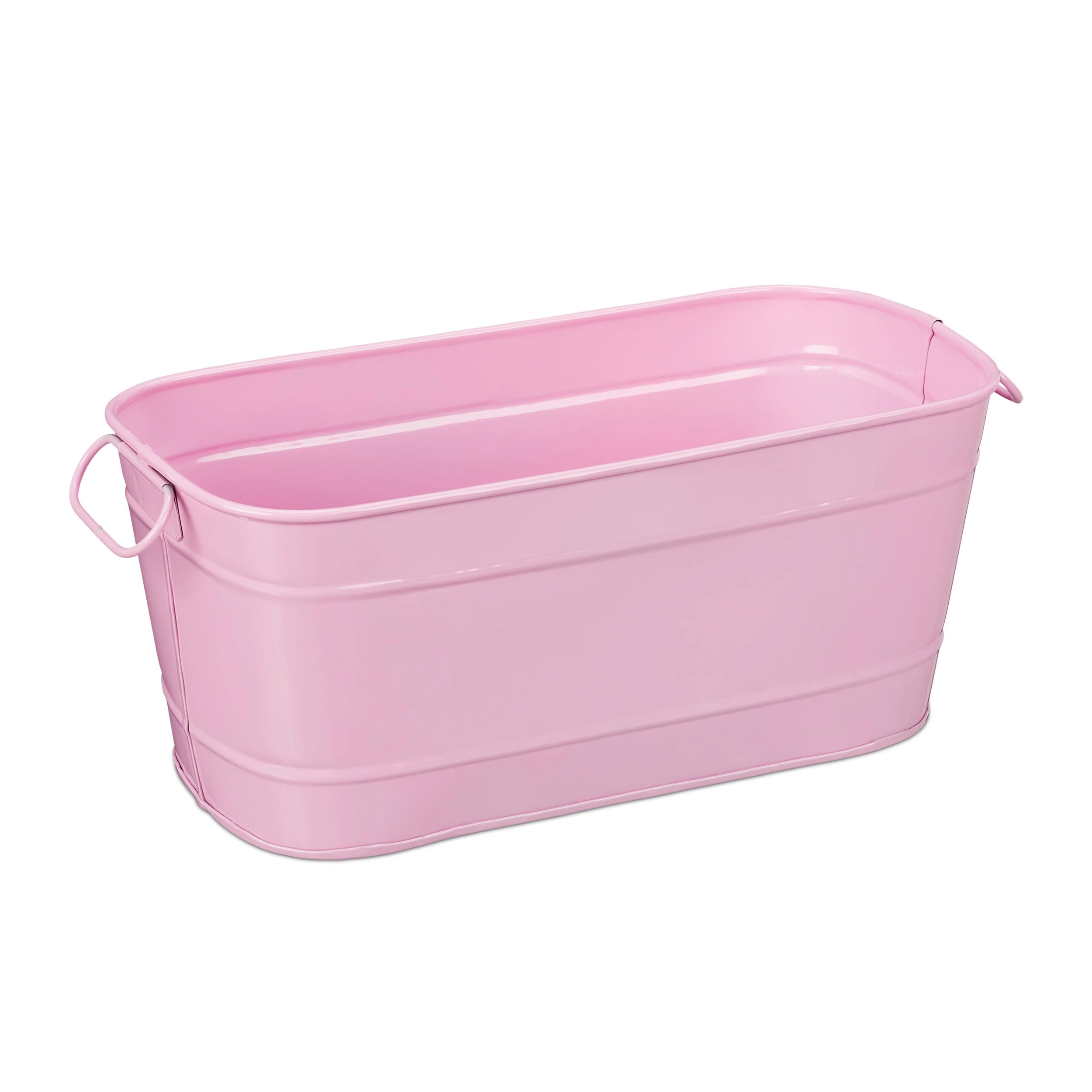 Relaxdays Blumenkasten In Rosa