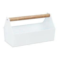 Relaxdays Blumenkasten In Weiß