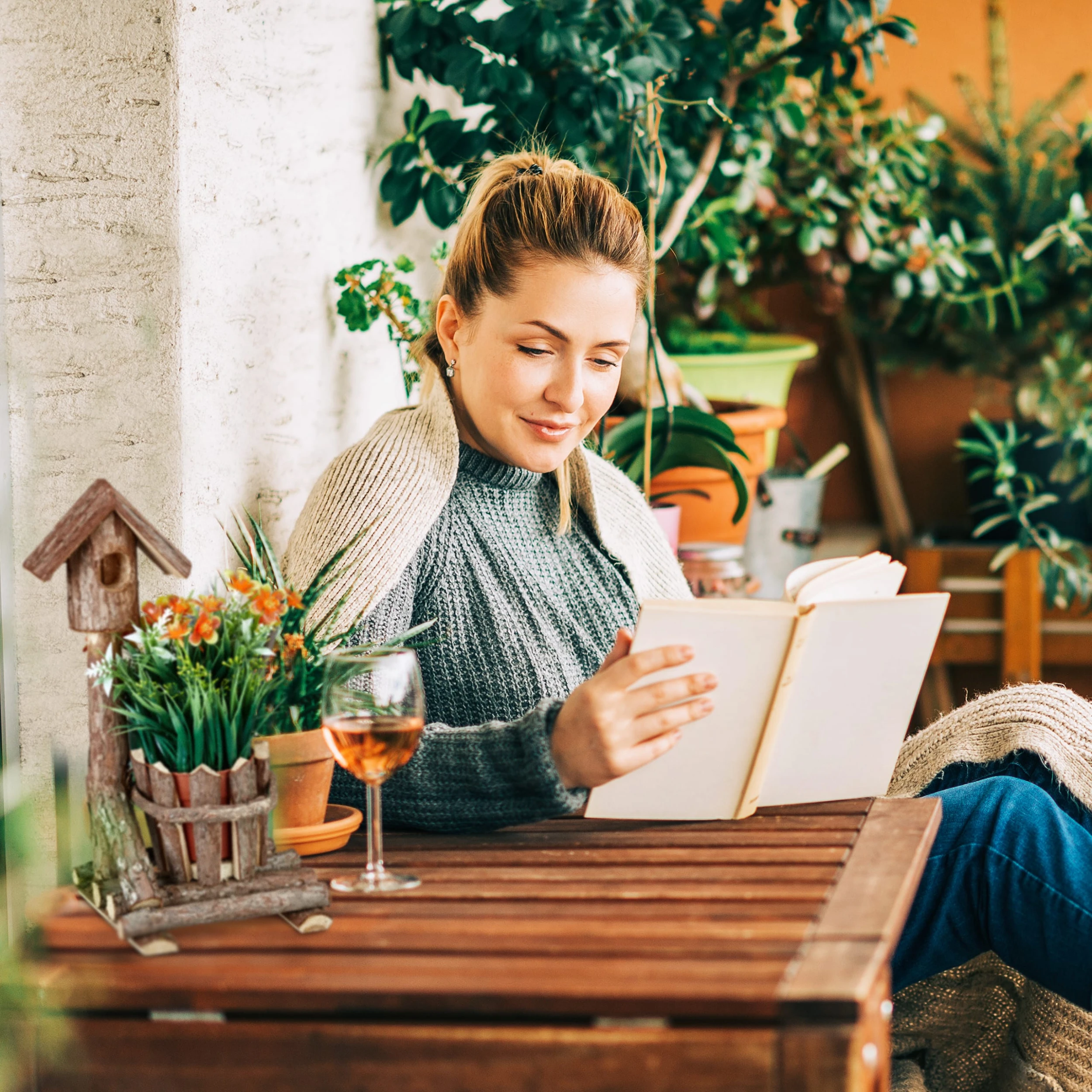 Relaxdays Blumentopf In Braun – Bild 3