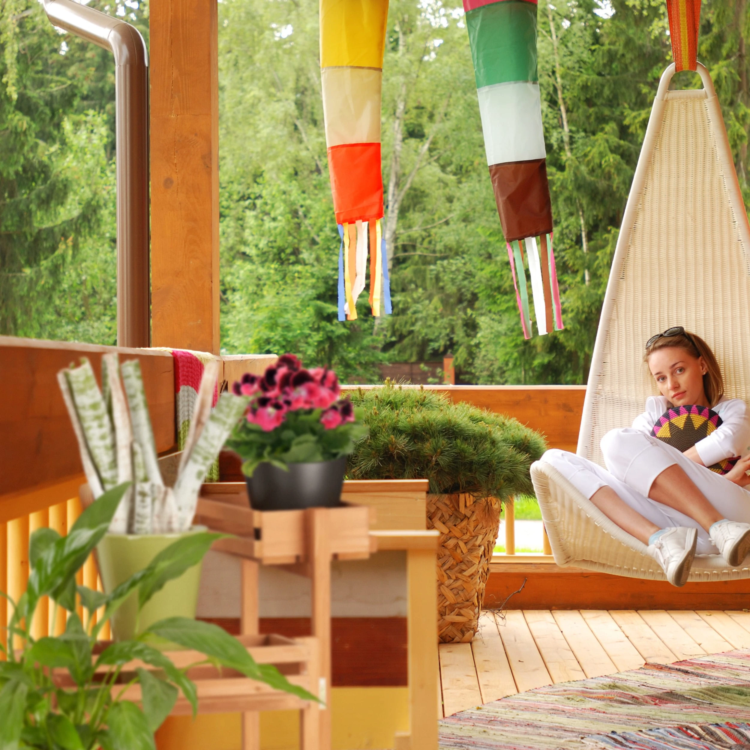 Relaxdays Blumentreppe In Natur – Bild 5