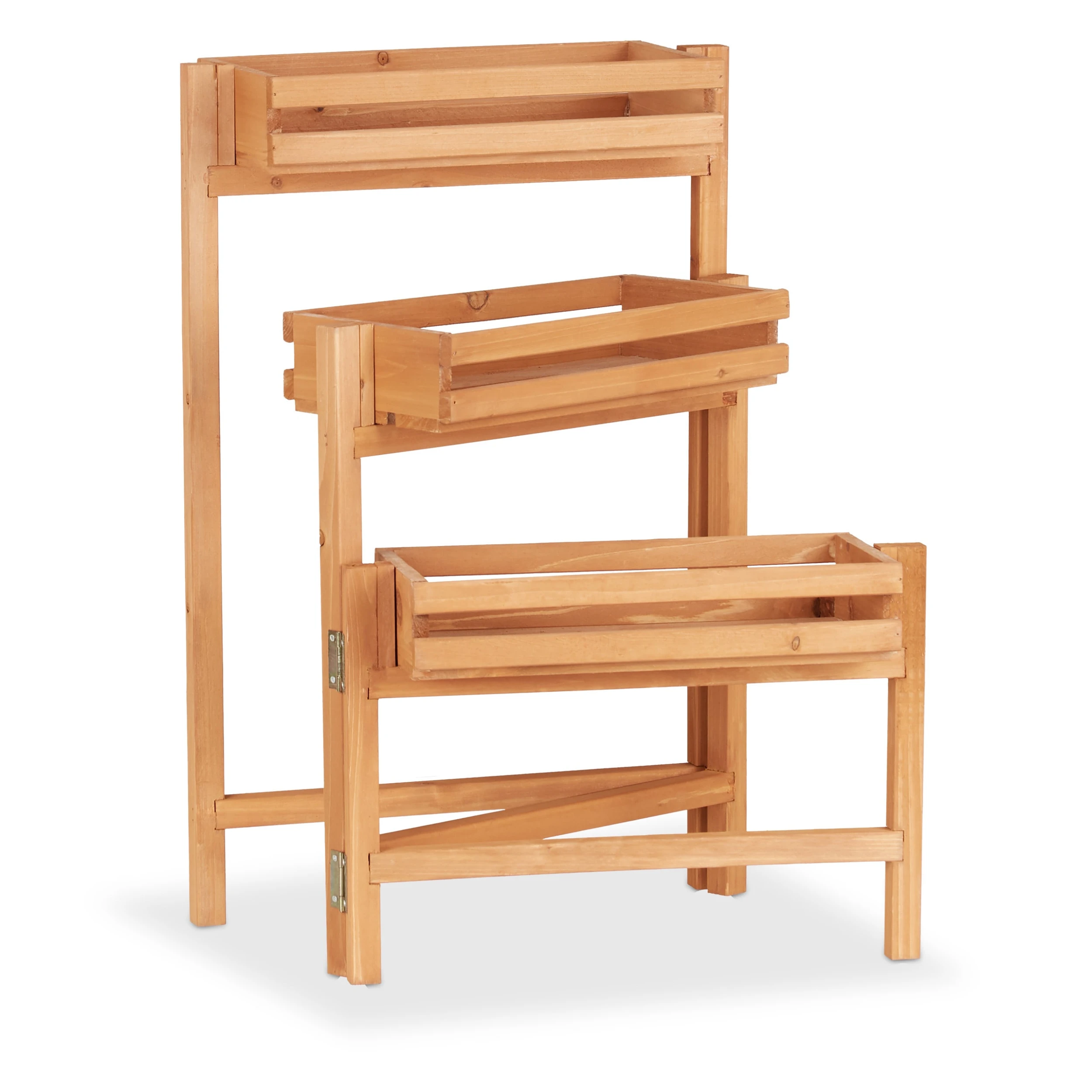 Relaxdays Blumentreppe In Natur – Bild 6