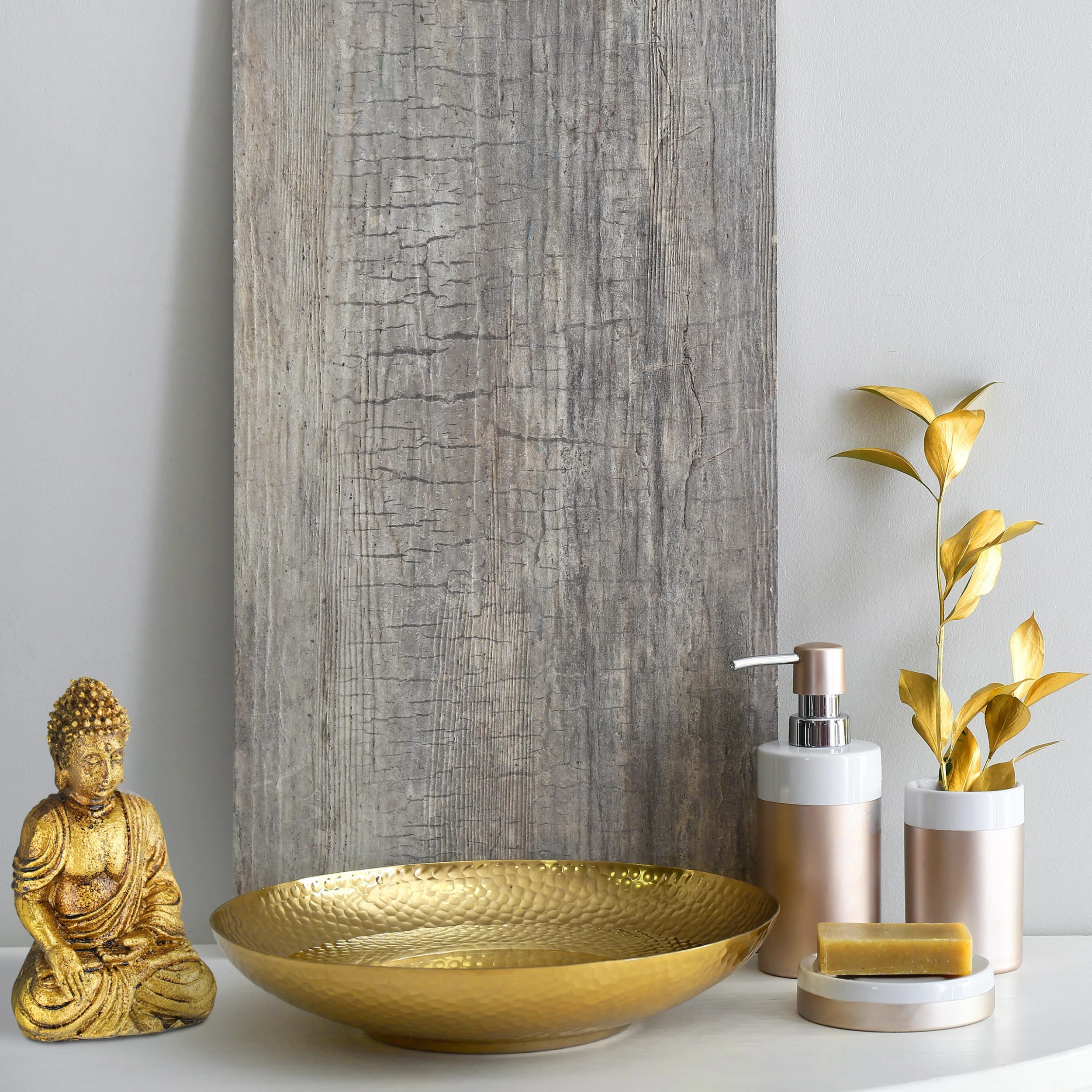 Relaxdays Buddha-Figur In Gold – Bild 5