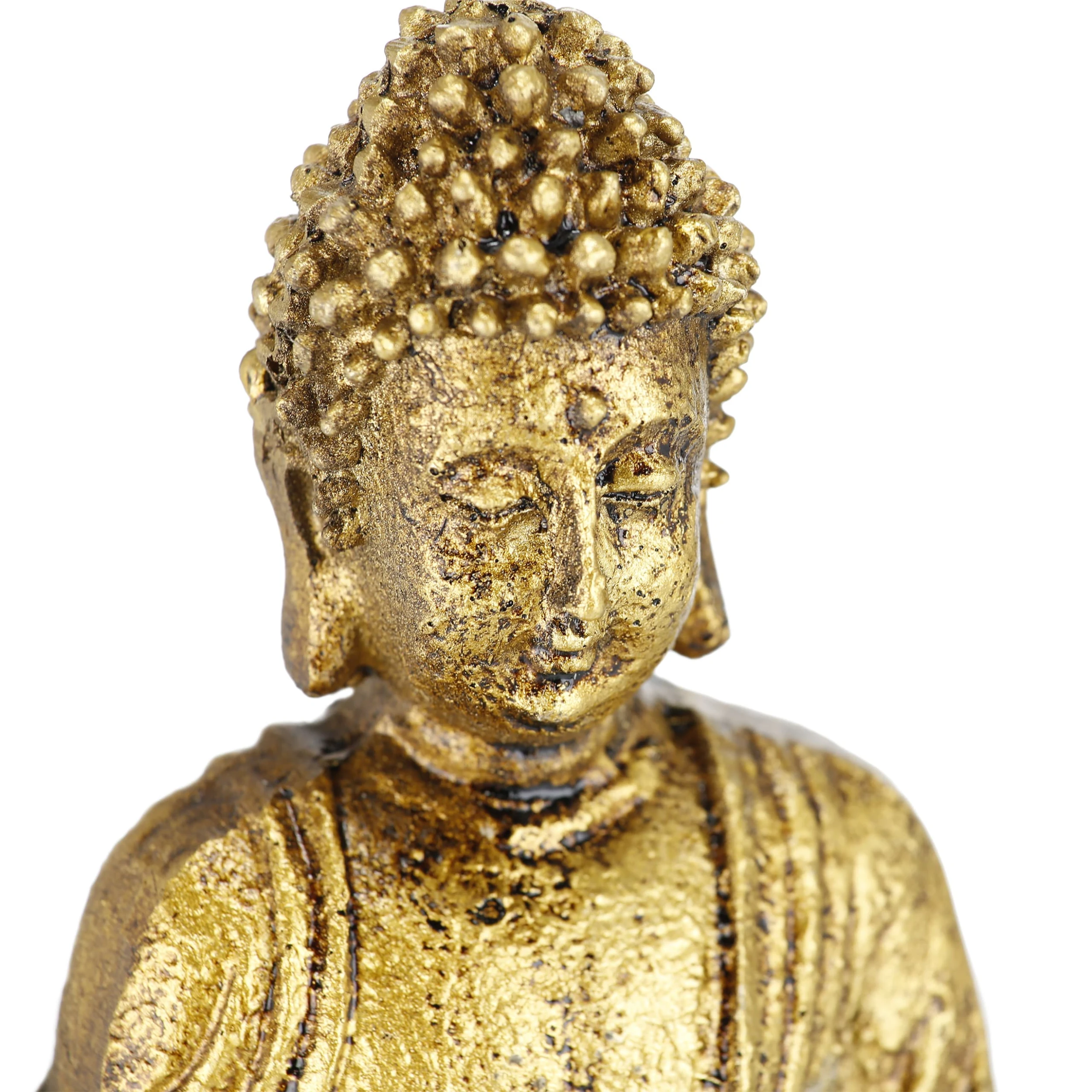Relaxdays Buddha-Figur In Gold – Bild 7