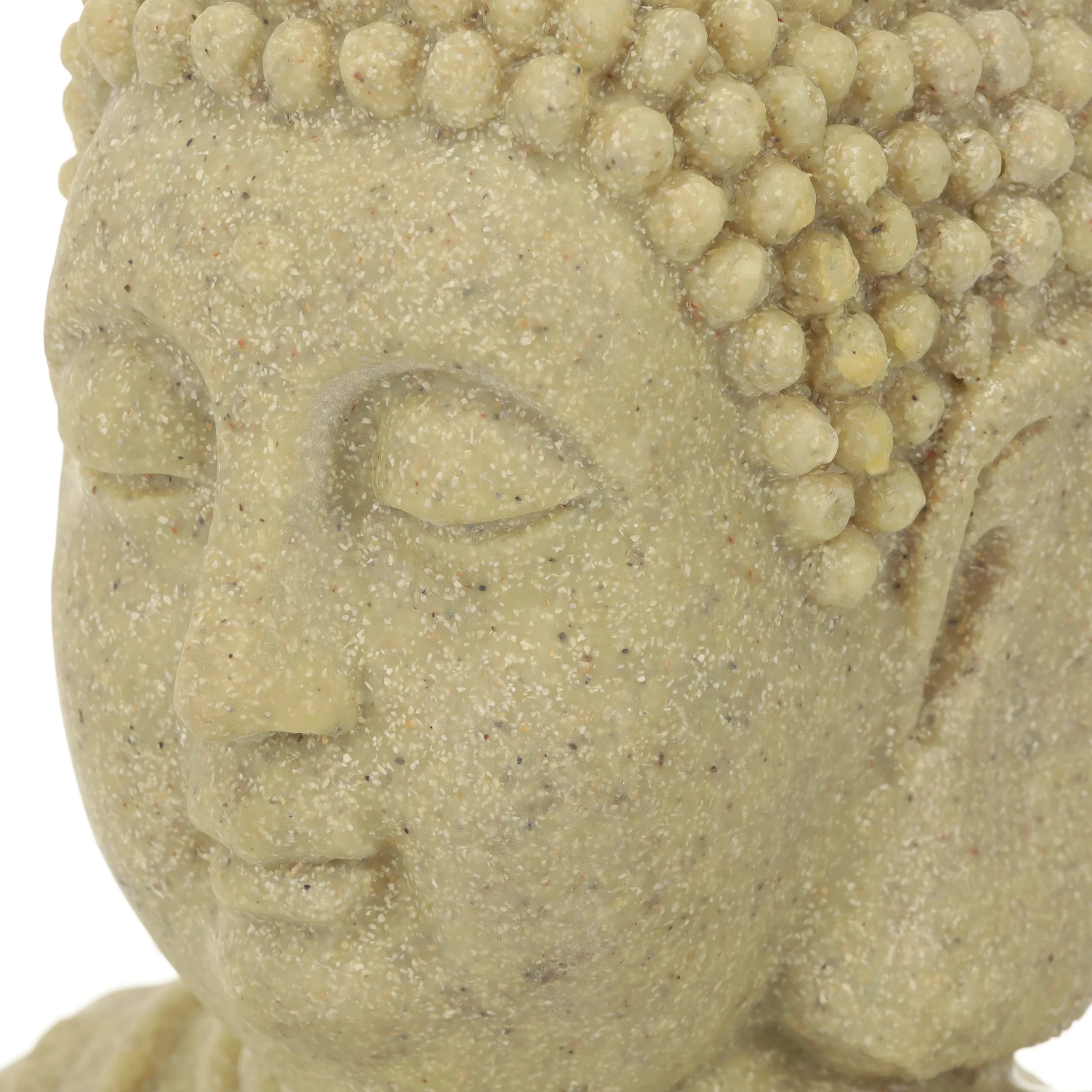Relaxdays Buddha Figur In Sandfarben - (H)50 Cm – Bild 7