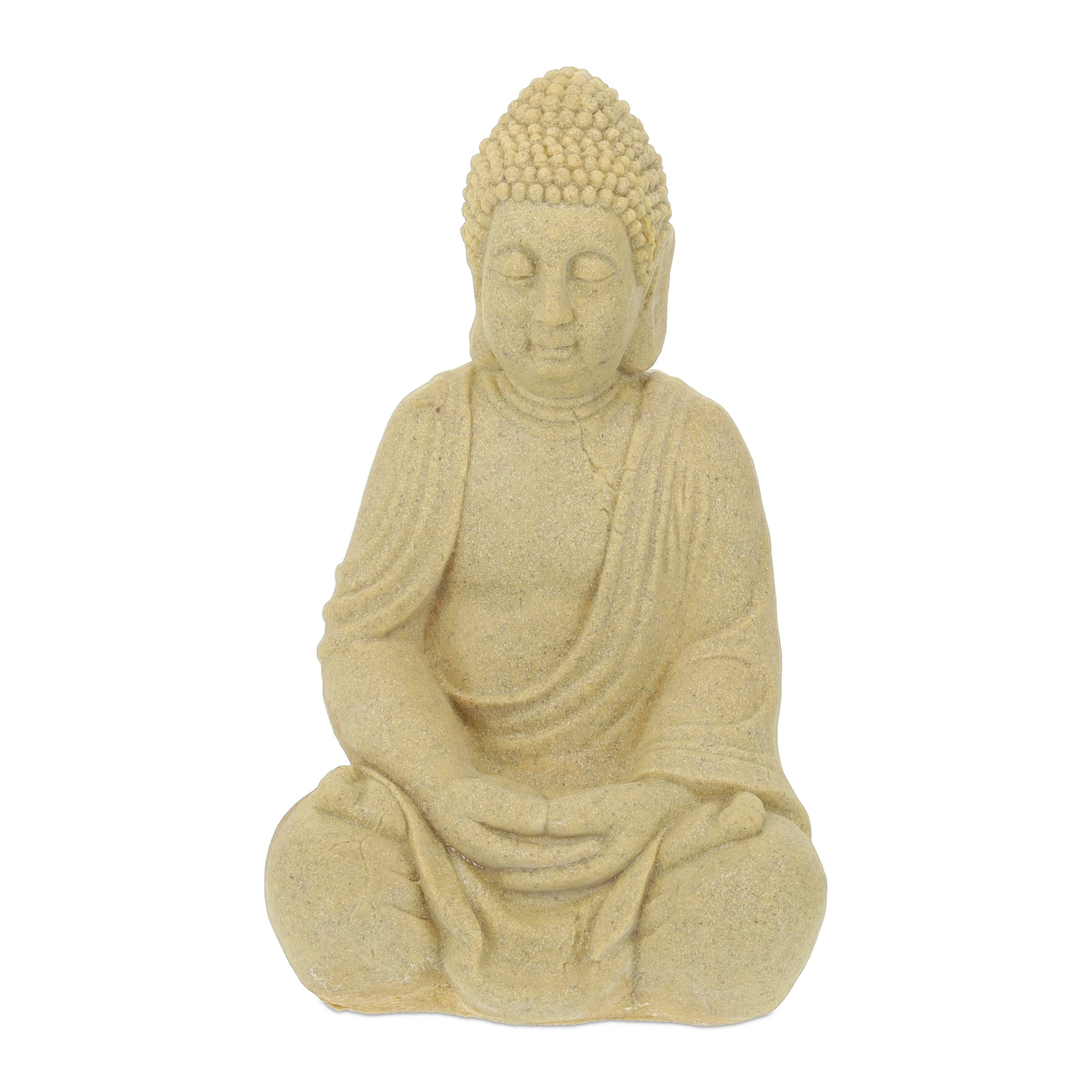 Relaxdays Buddha Figur In Sandfarben - (H)50 Cm – Bild 8